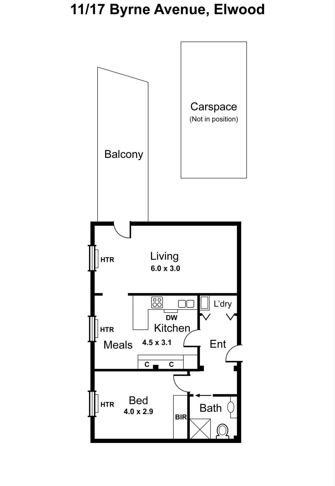 11/17 Byrne Avenue, Elwood VIC 3184 - Floorplan
