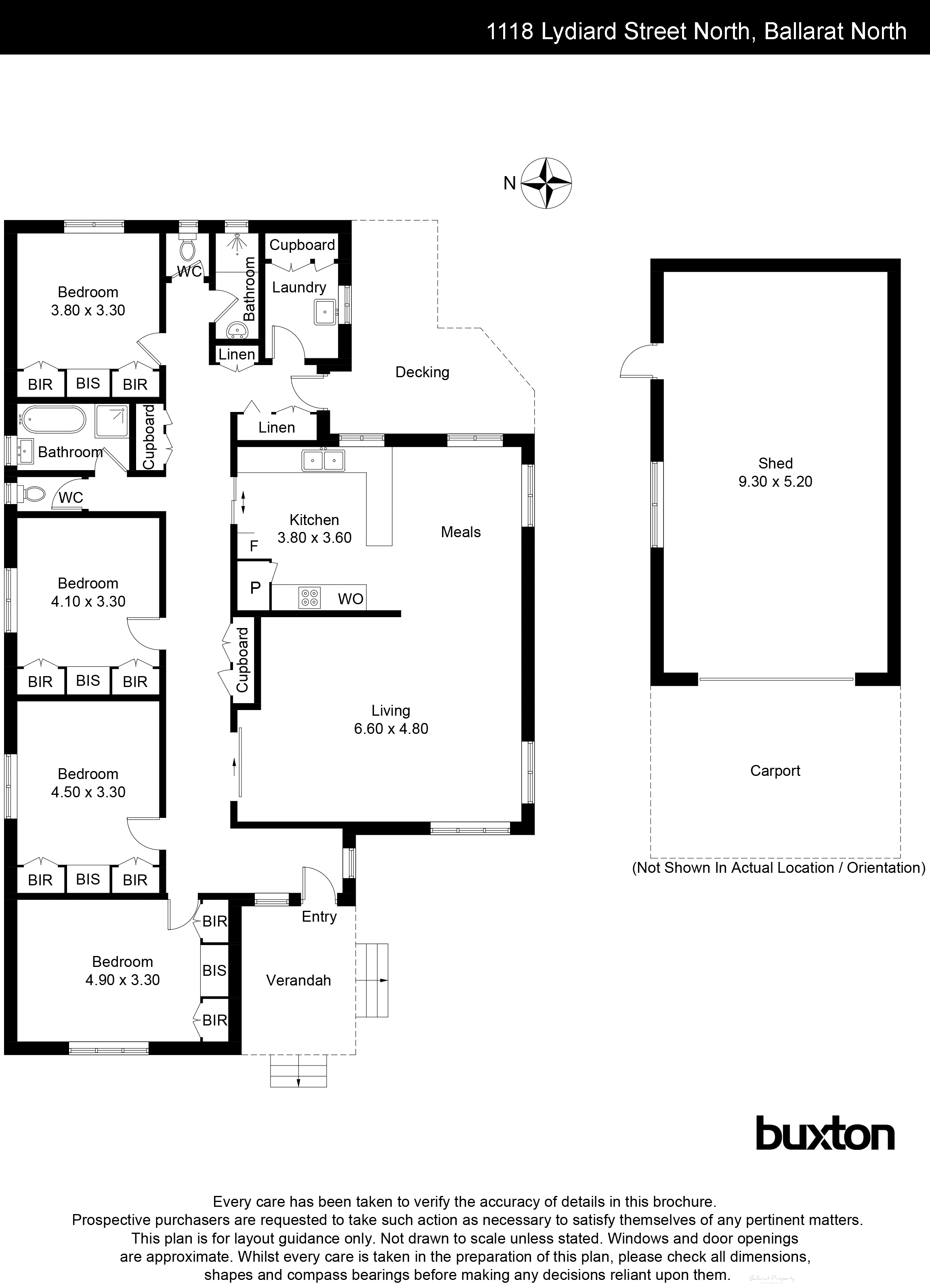 1118 Lydiard Street, Ballarat North VIC 3350 - Floorplan