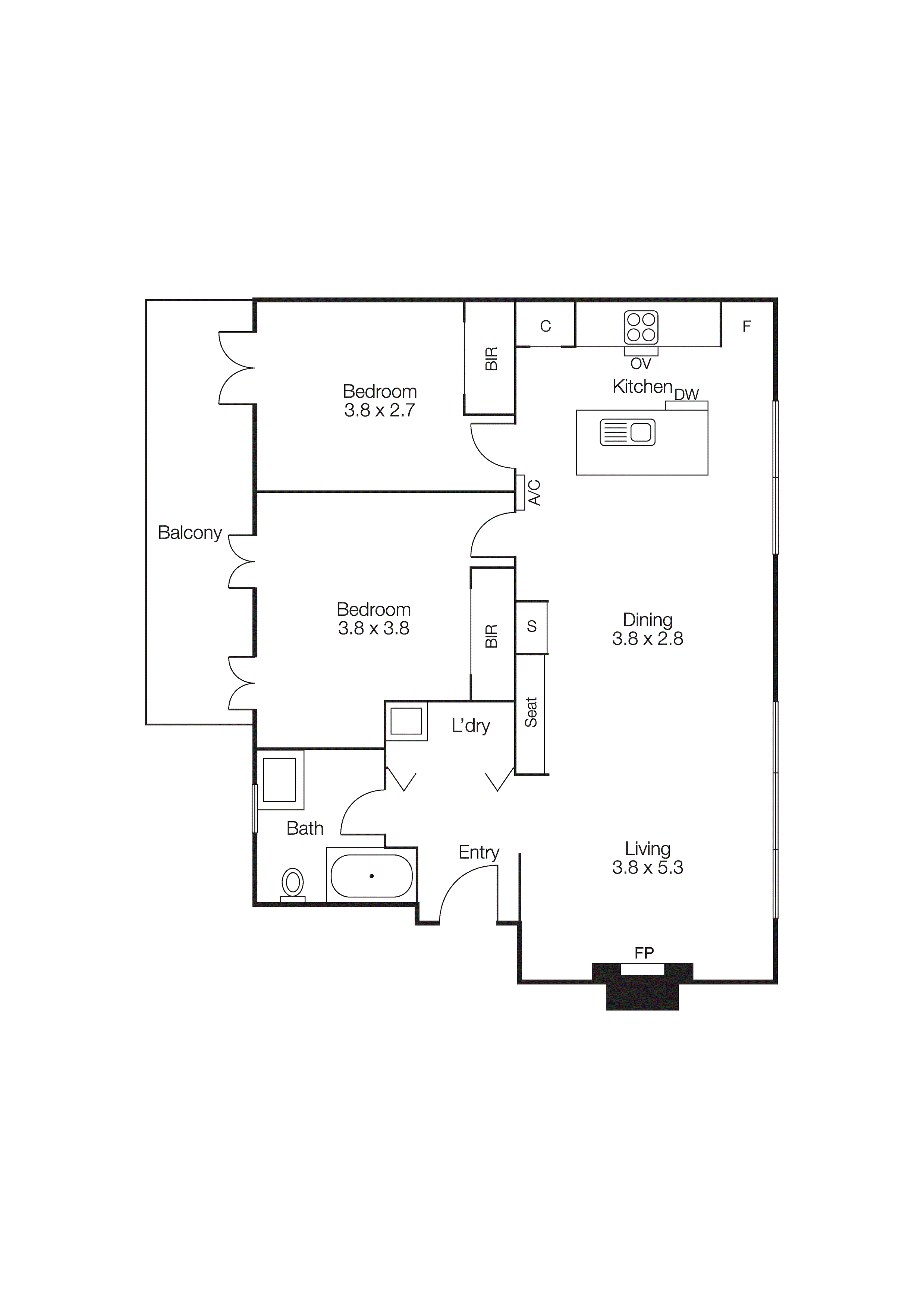11/188 Barkly Street, St Kilda VIC 3182 - Floorplan
