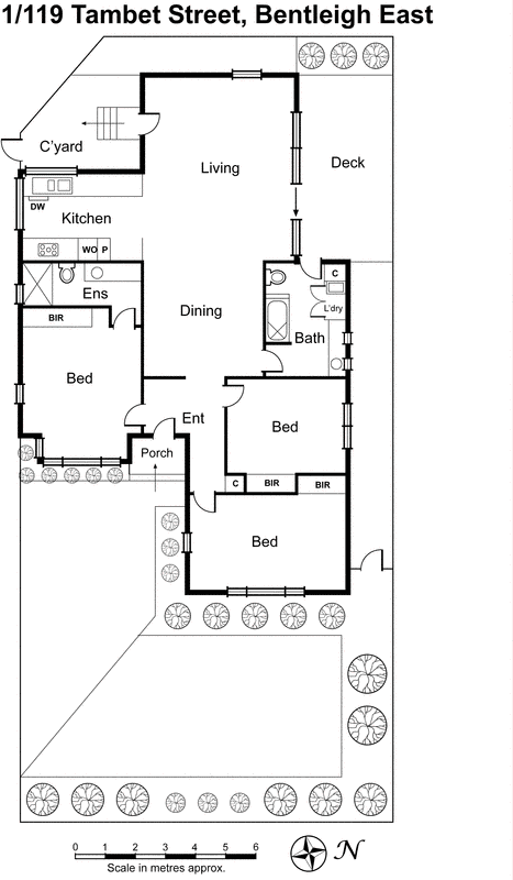 1/119 Tambet Street, Bentleigh East VIC 3165 - Floorplan