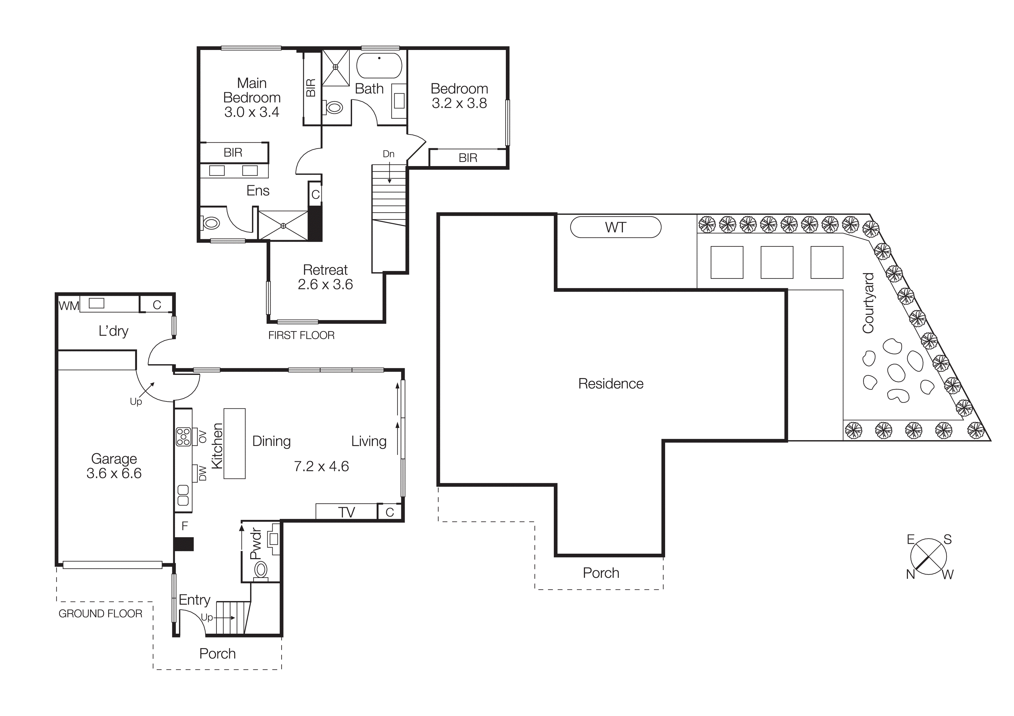 1/11B Stonehaven Crescent, Hampton East VIC 3188 - Floorplan