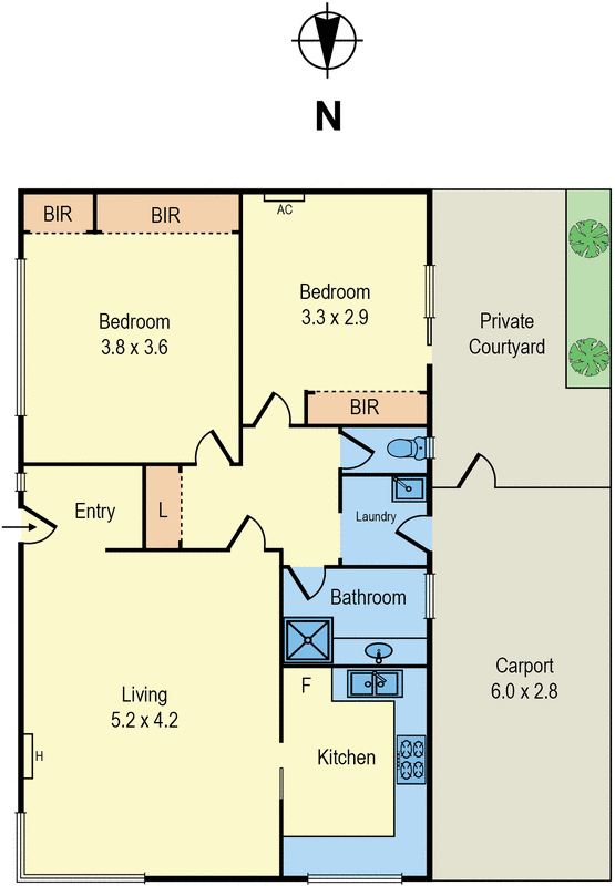 1/12-14 Venice Street, Mentone VIC 3194 - Floorplan