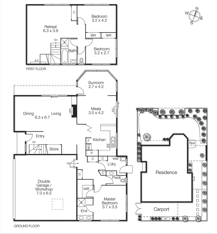 1/12 Arkaringa Crescent, Black Rock VIC 3193 - Floorplan