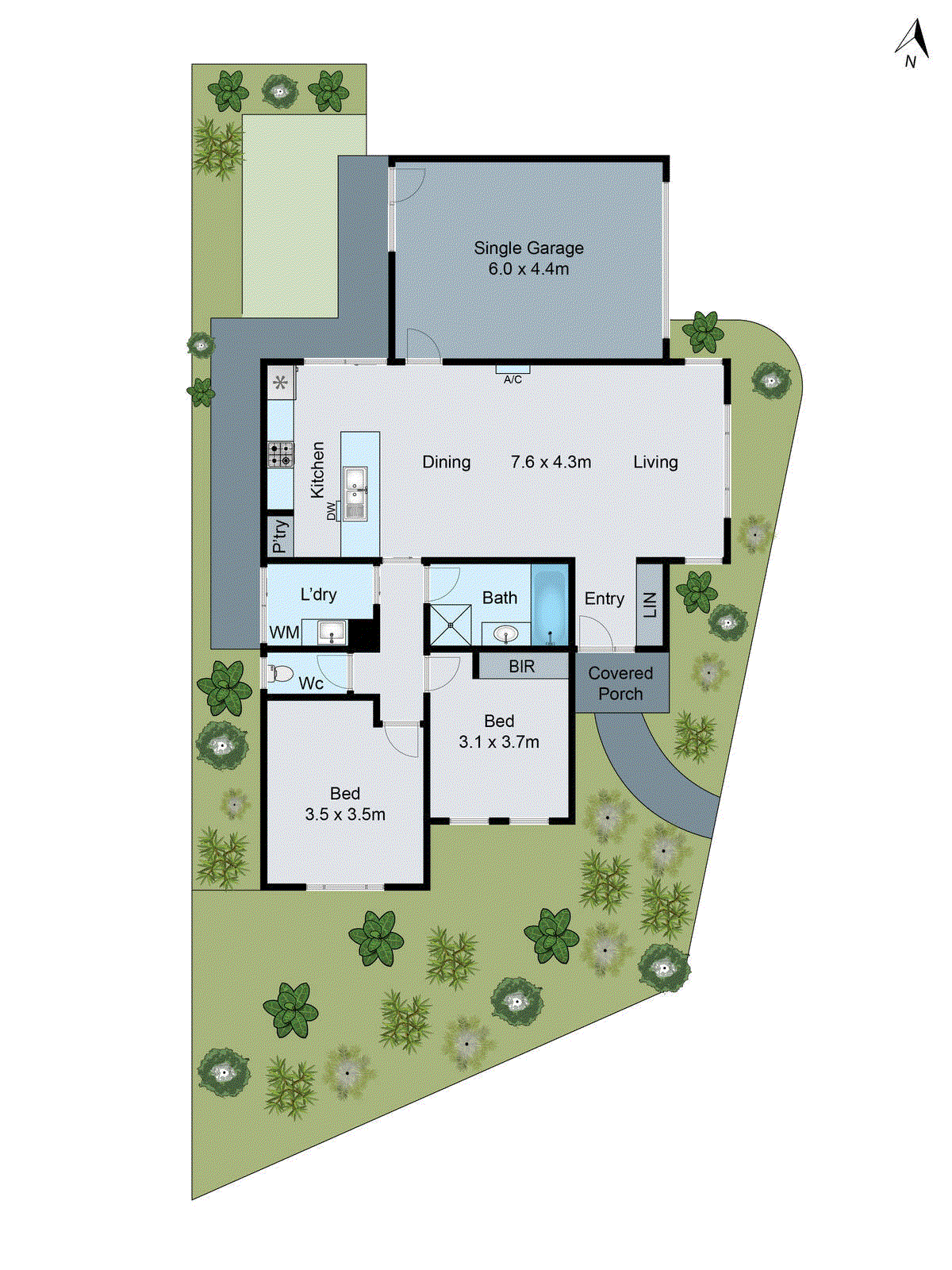 1/12 Castle Court, Bell Park VIC 3215 - Floorplan