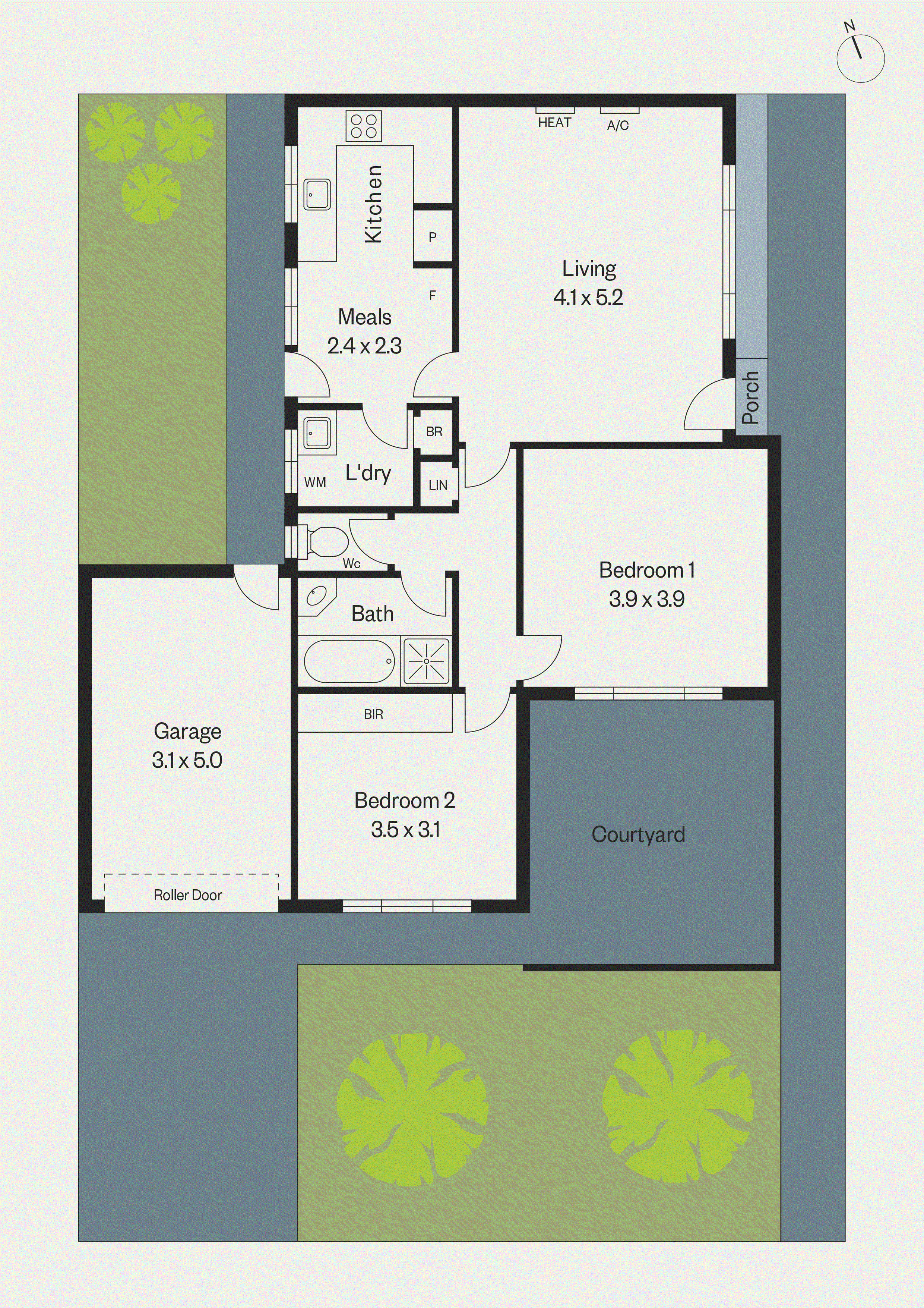 1/12 Konrads Crescent, Highton VIC 3216 - Floorplan
