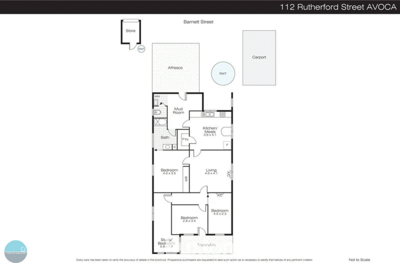 112 Rutherford Street, Avoca VIC 3467 - Floorplan