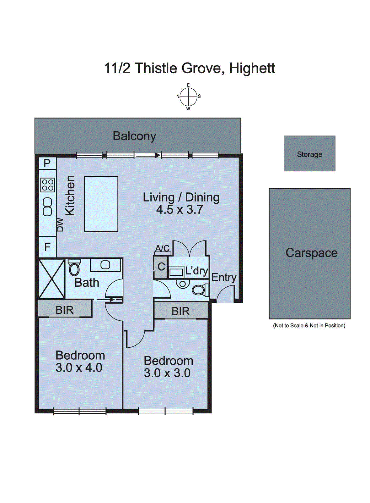 11/2 Thistle Grove, Highett VIC 3190 - Floorplan