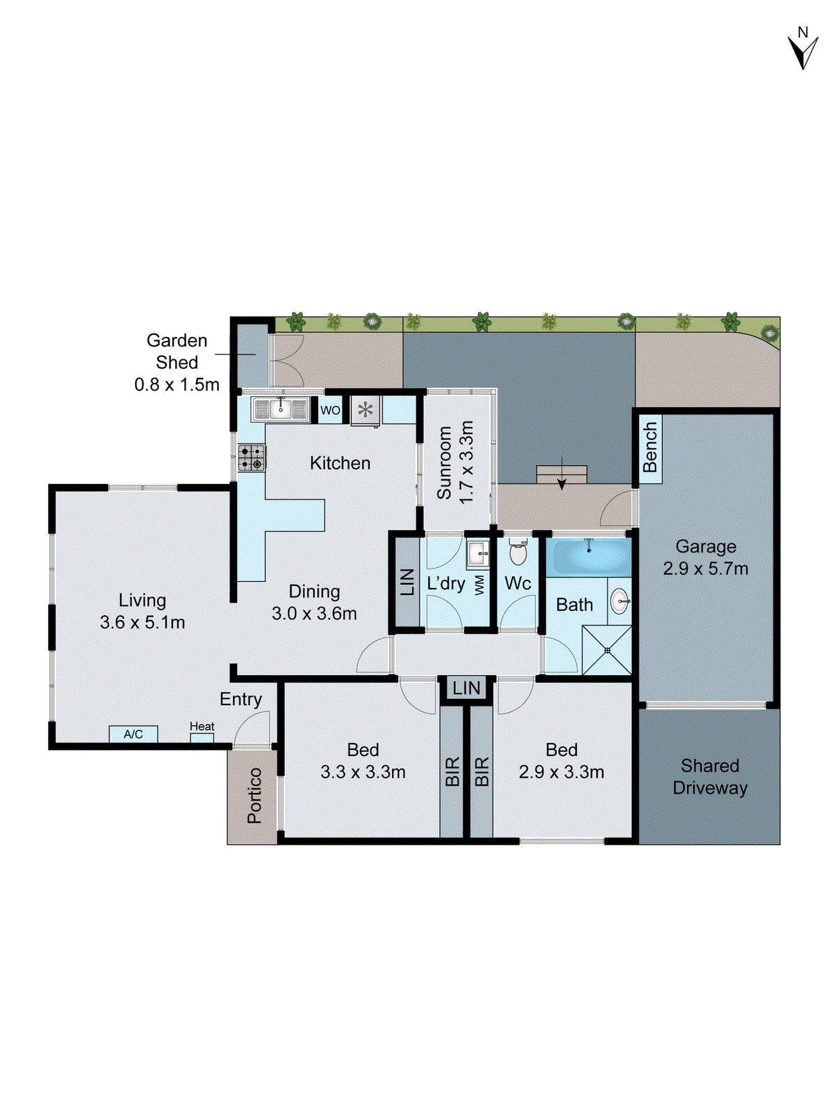 1/12 Thornhill Road, Highton VIC 3216 - Floorplan