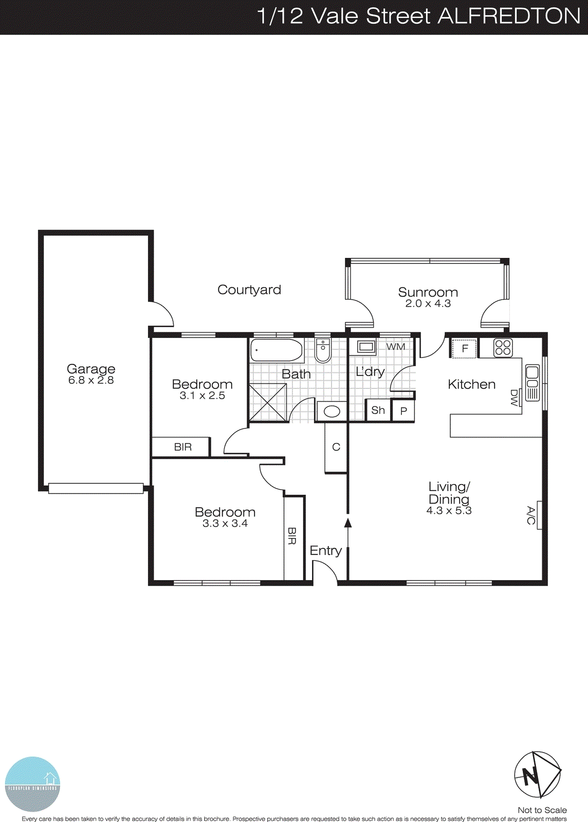 1/12 Vale Street, Alfredton VIC 3350 - Floorplan
