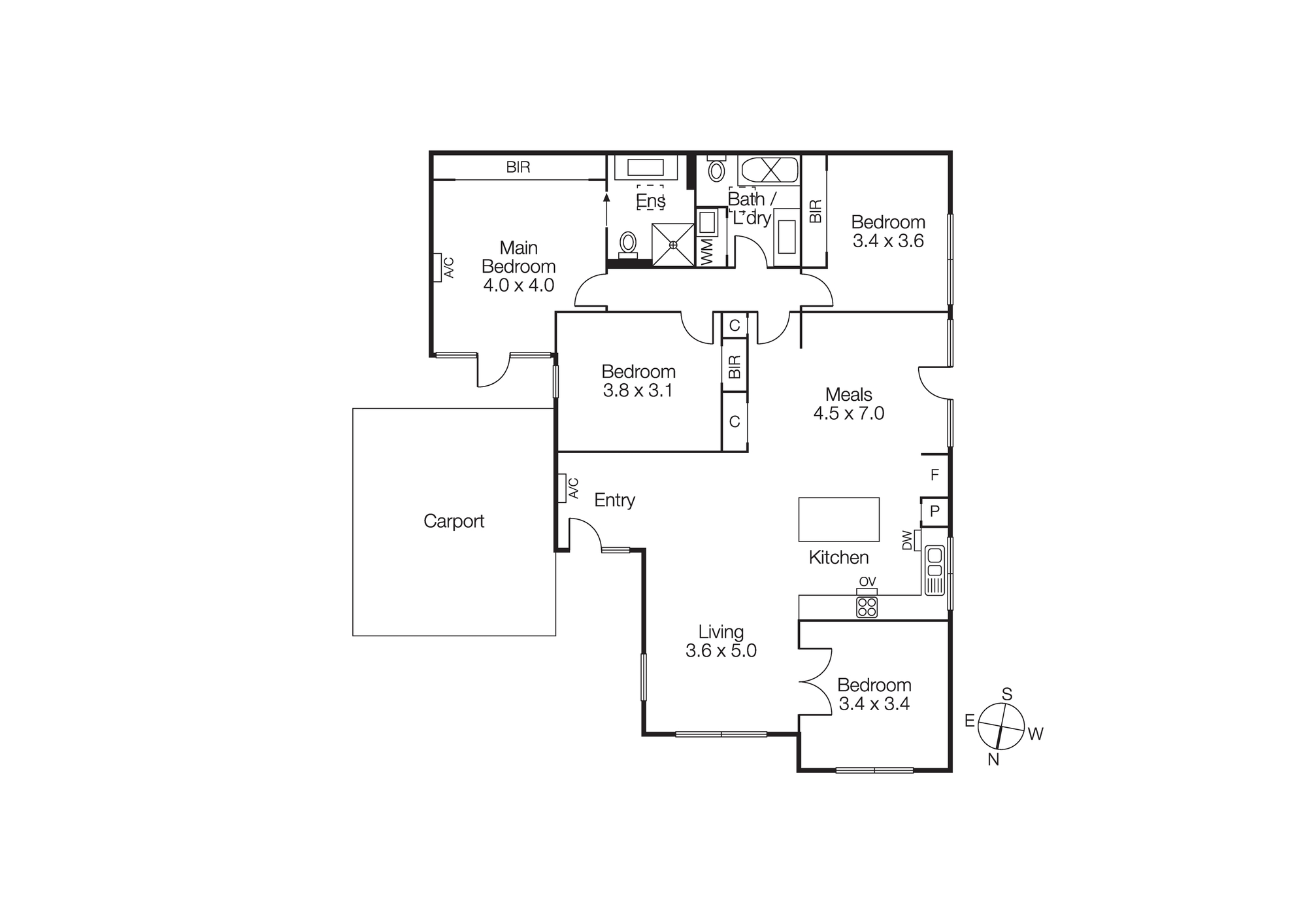 1/12 Wellington Street, BRIGHTON VIC 3186 - Floorplan