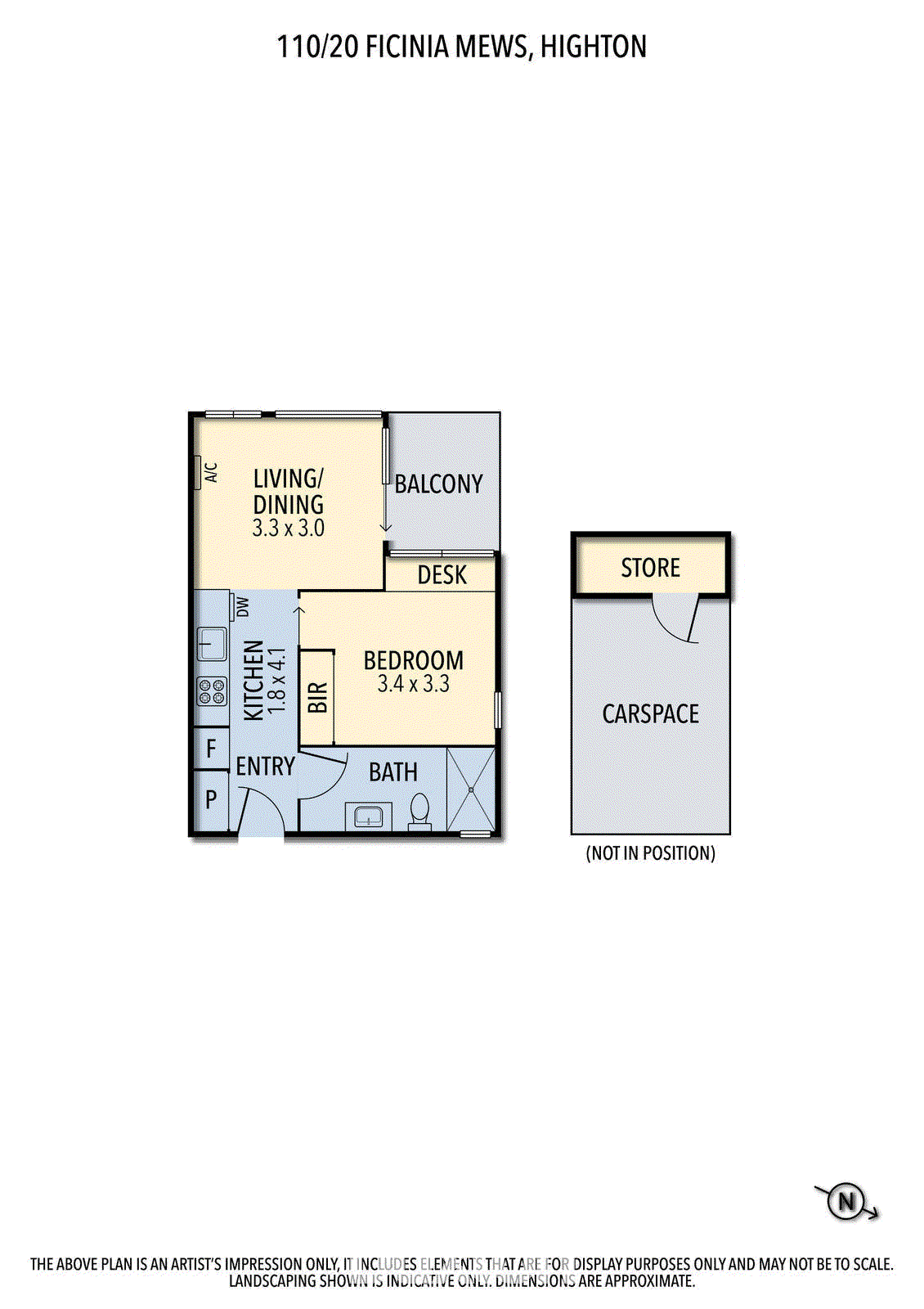 11/20 Ficinia Mews, Highton VIC 3216 - Floorplan