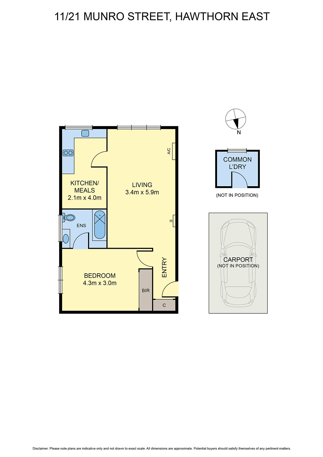 11/21 Munro Street, Hawthorn East VIC 3123 - Floorplan