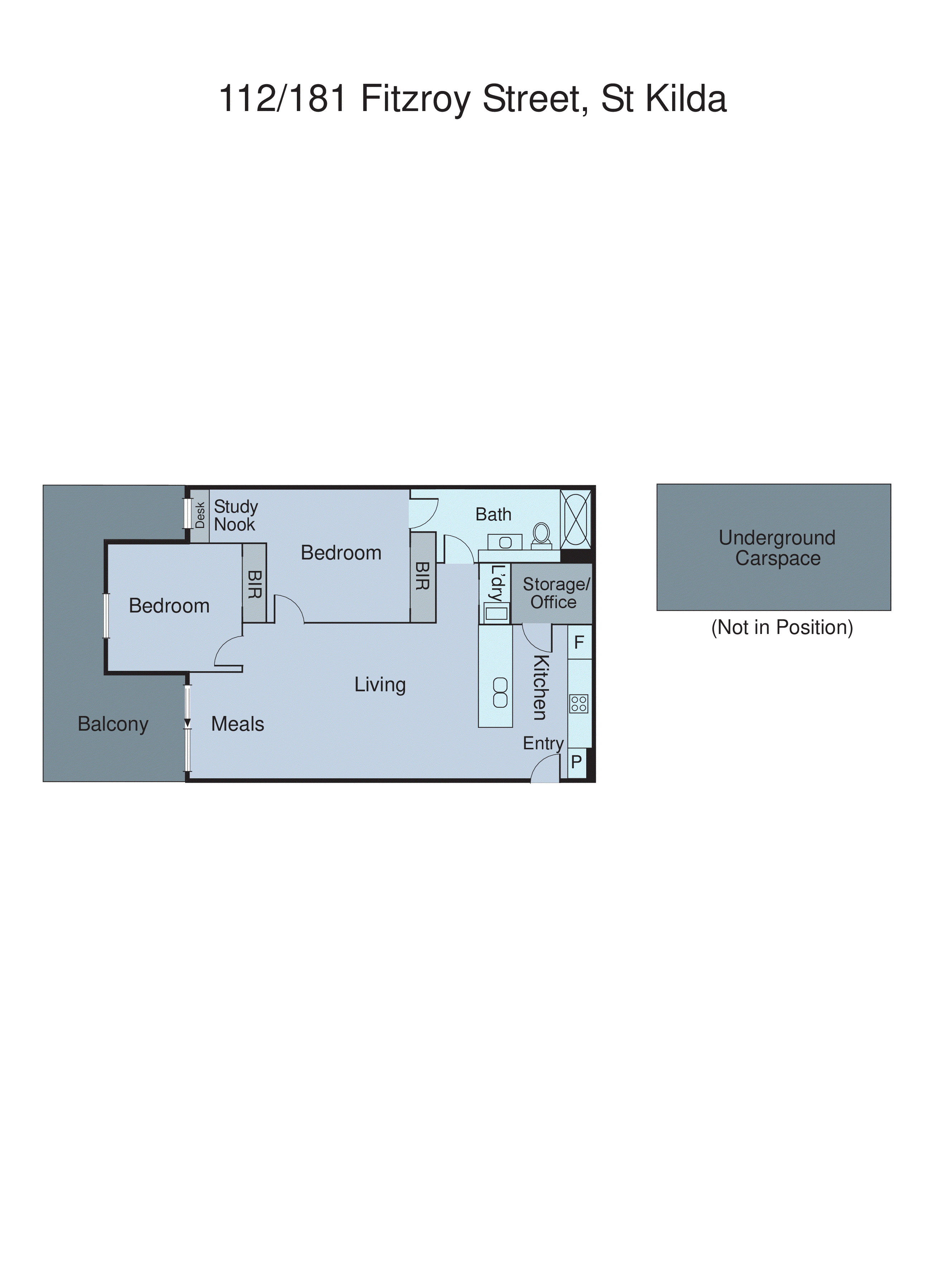 112/181 Fitzroy Street, St Kilda VIC 3182 - Floorplan