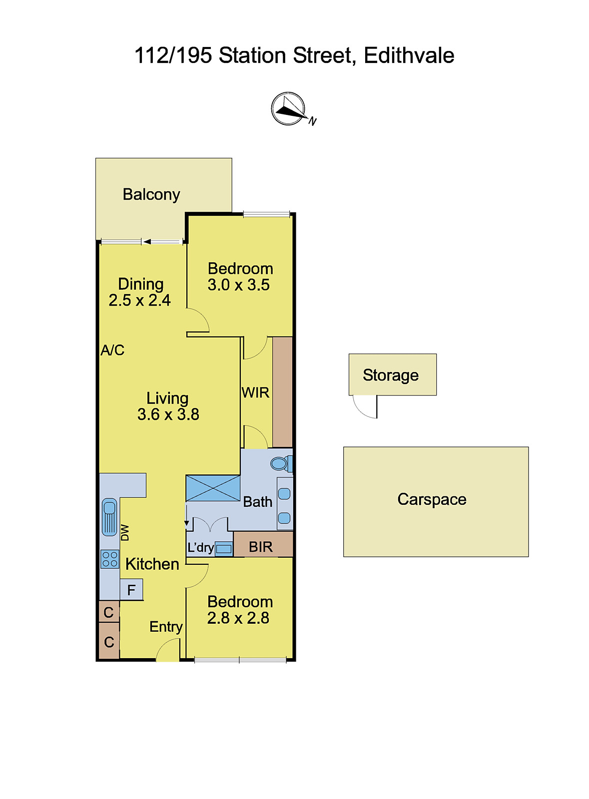 112/195 Station Street, Edithvale VIC 3196 - Floorplan