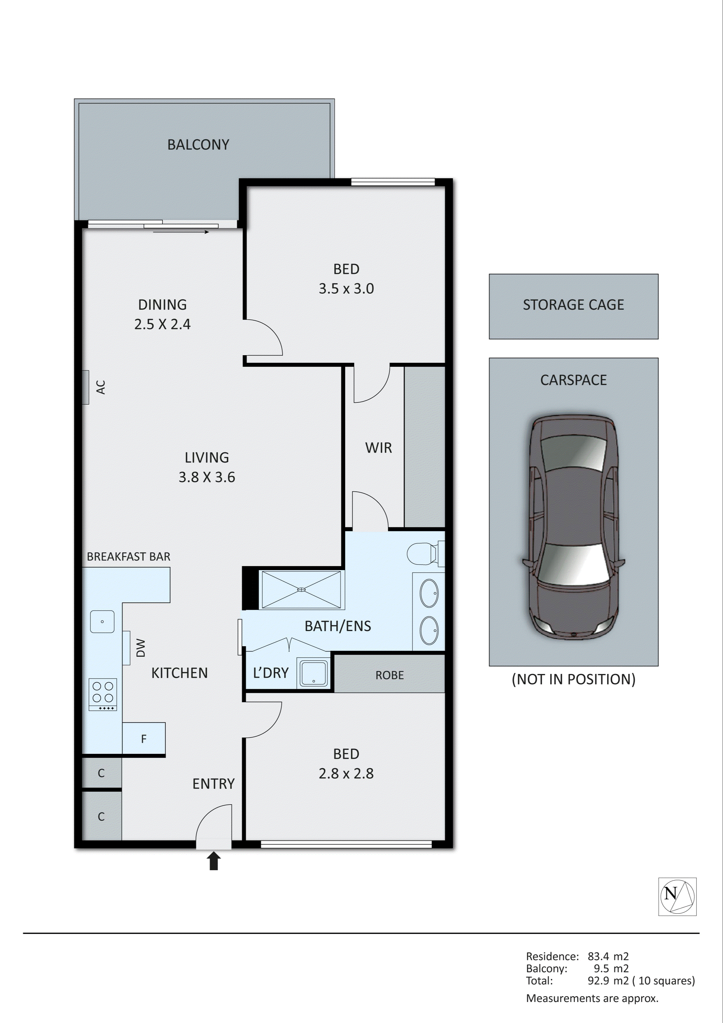 112/195 Station Street, Edithvale VIC 3196 - Floorplan