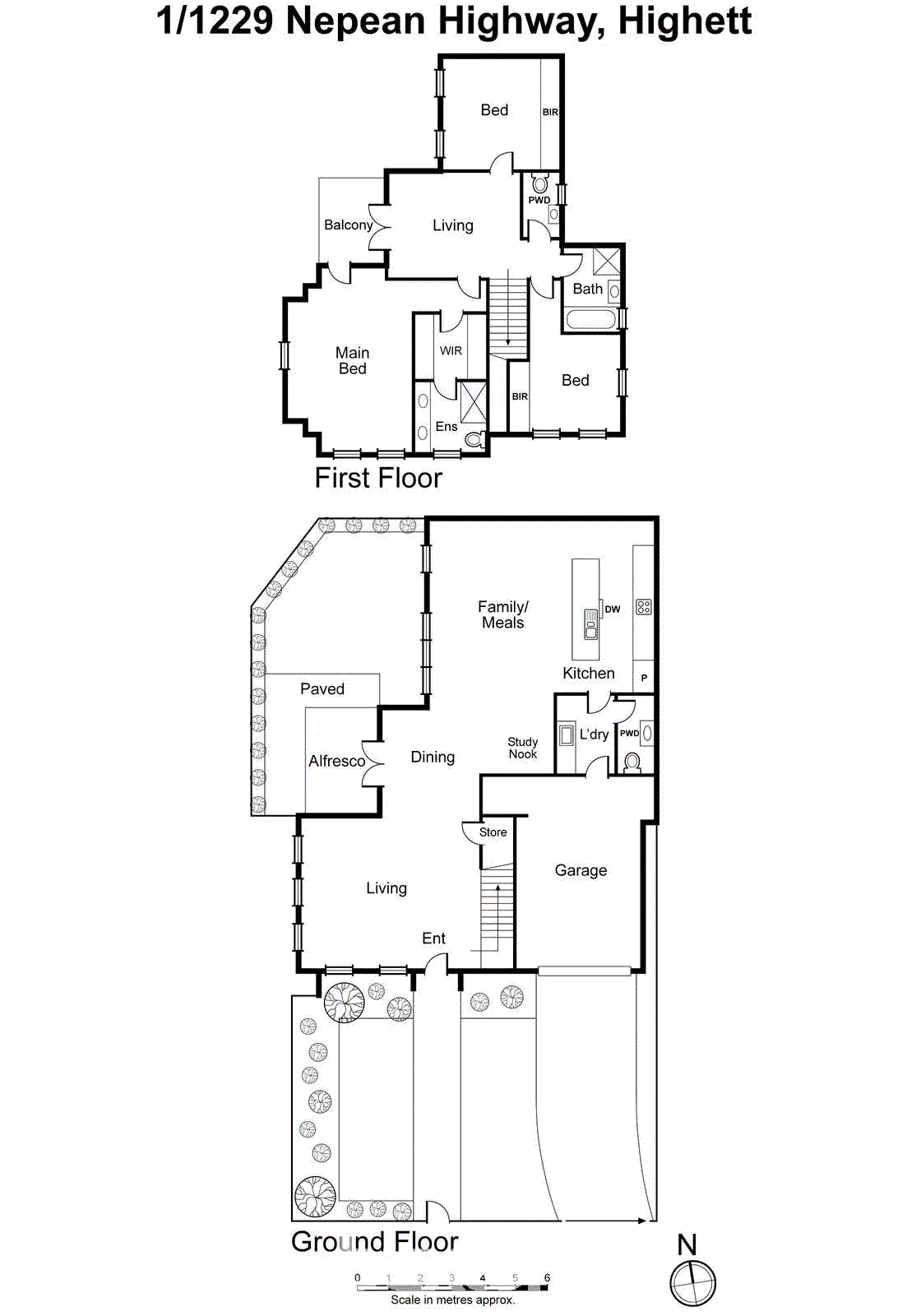 1/1229 Nepean Highway, Highett VIC 3190 - Floorplan