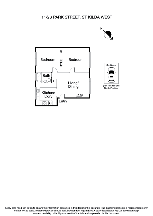 11/23 Park Street, ST KILDA WEST VIC 3182 - Floorplan