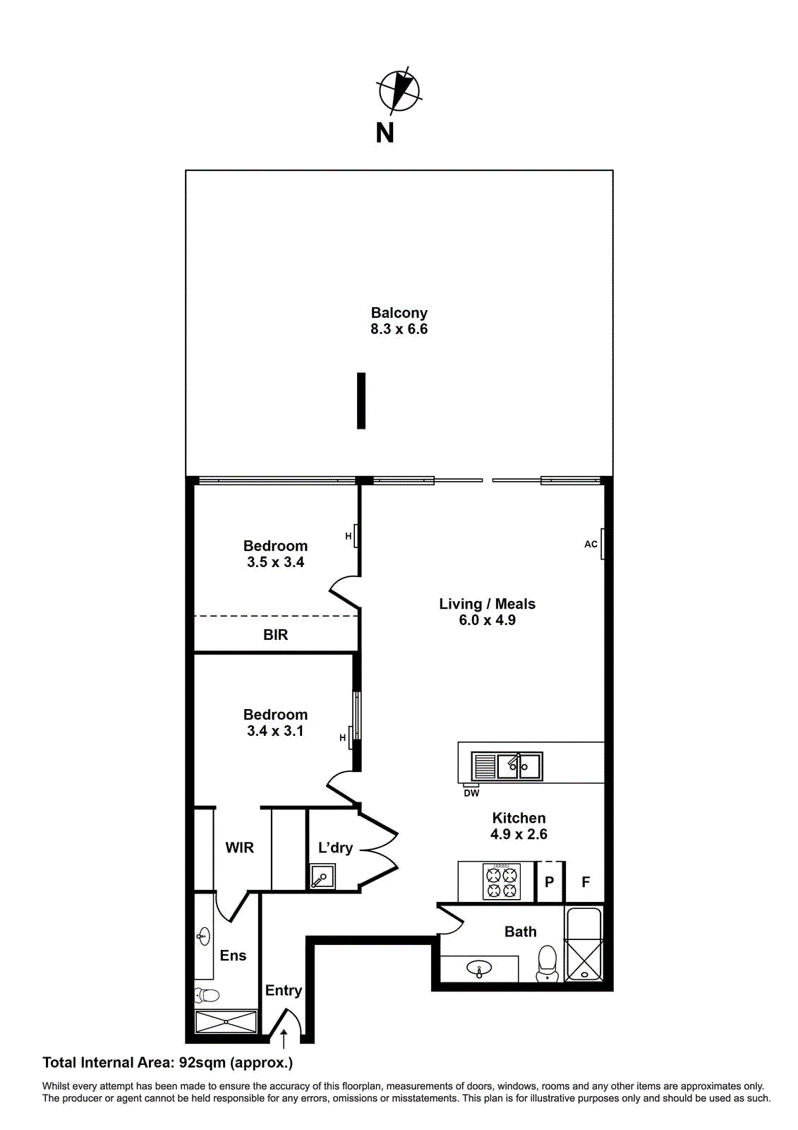112/55 Hopkins Street, Footscray VIC 3011 - Floorplan