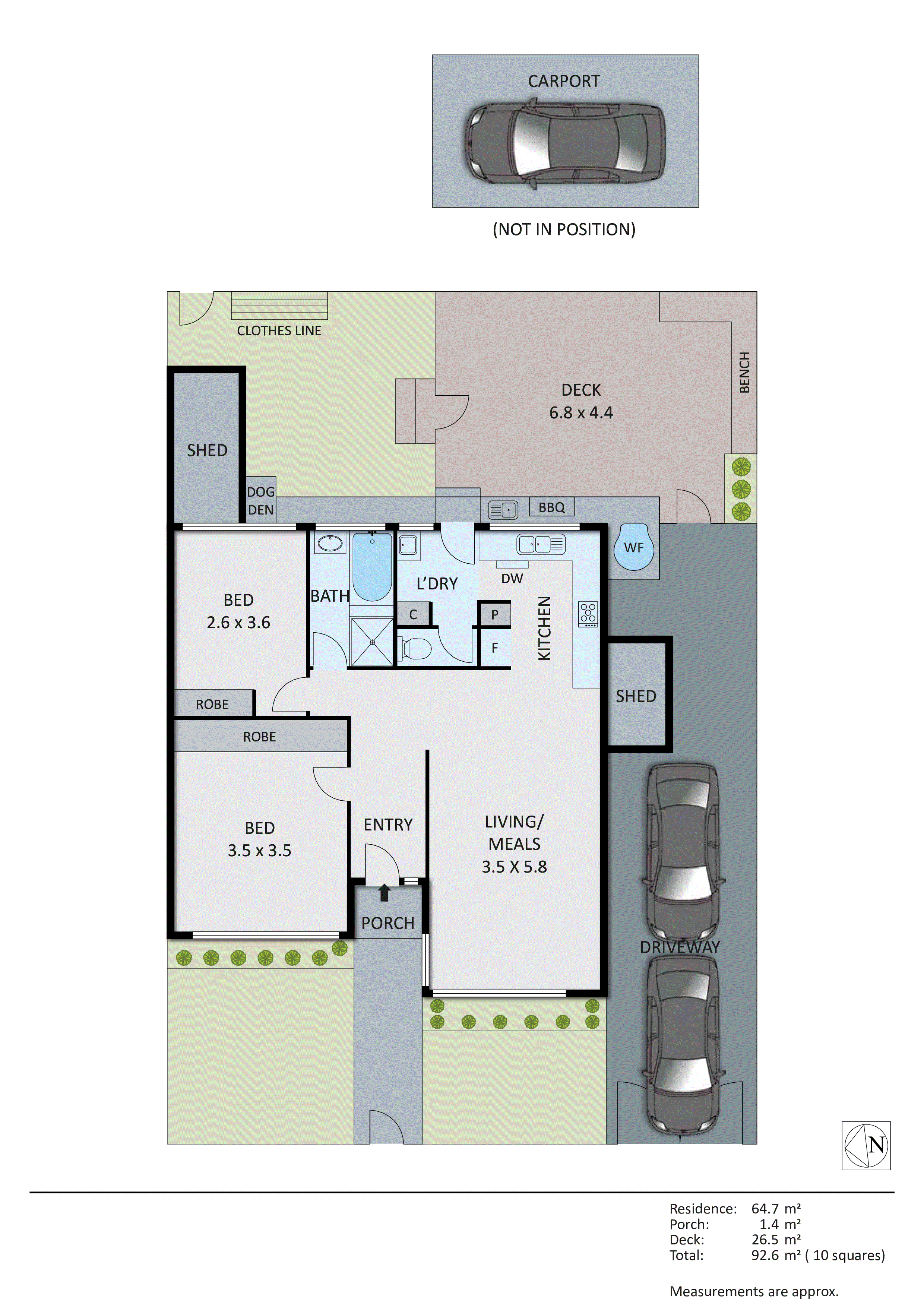 1/126 Argus Street, Cheltenham VIC 3192 - Floorplan