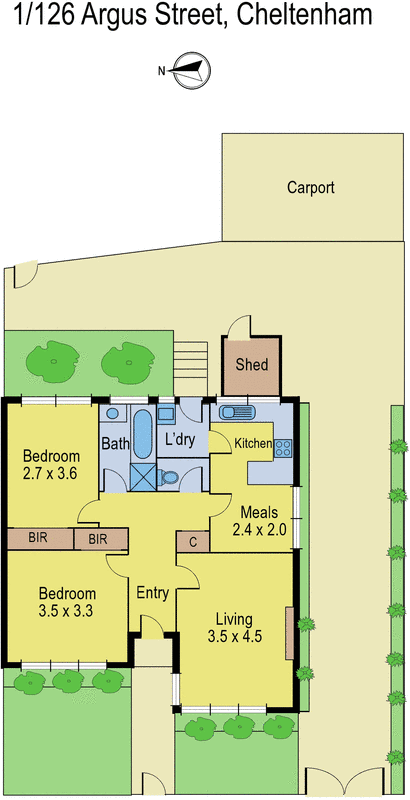 1/126 Argus Street, Cheltenham VIC 3192 - Floorplan