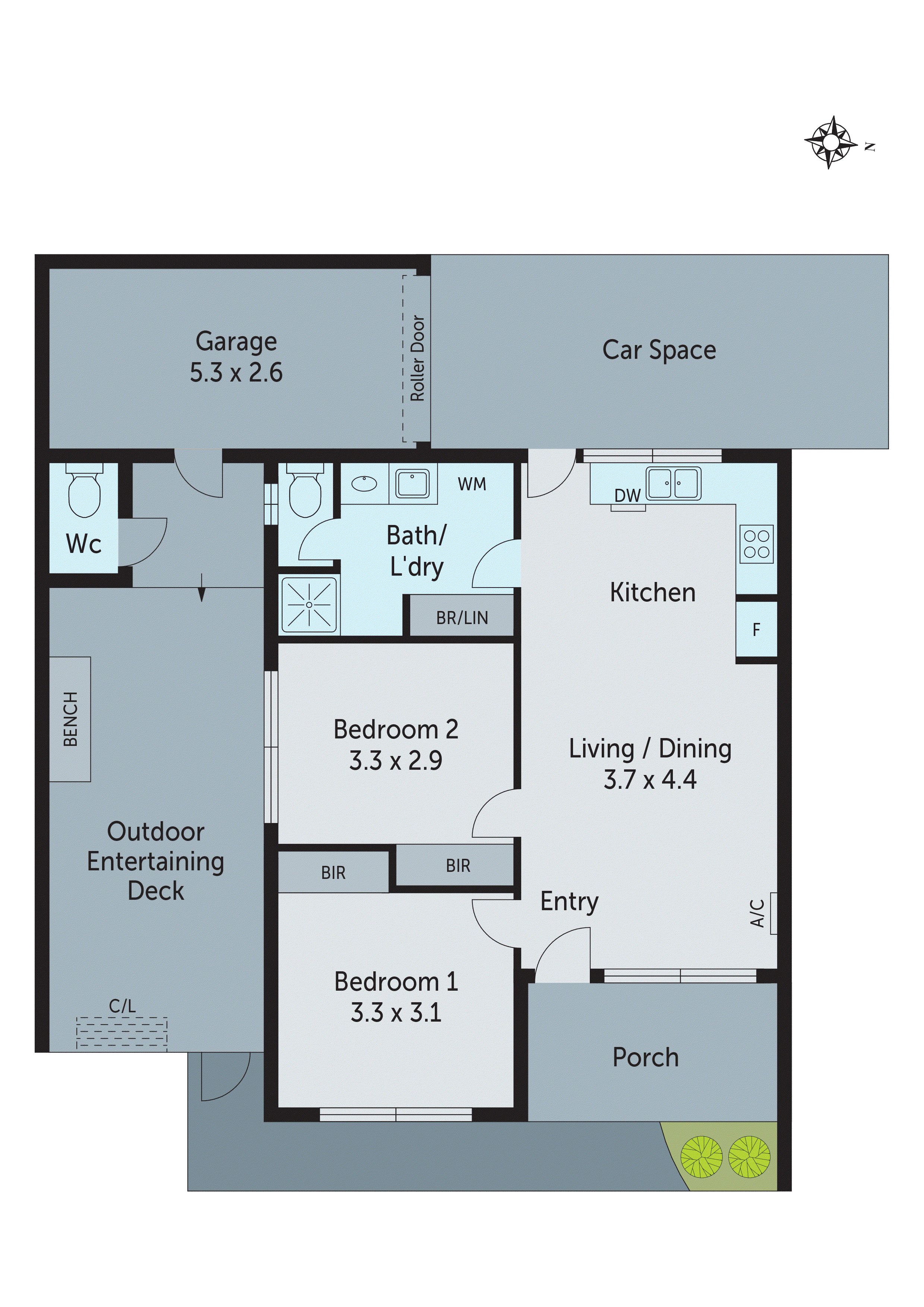 1/127 Minerva Road, Herne Hill VIC 3218 - Floorplan