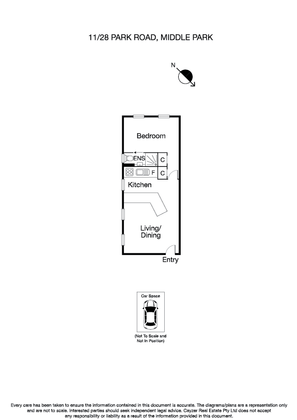 11/28 Park Road, MIDDLE PARK VIC 3206 - Floorplan