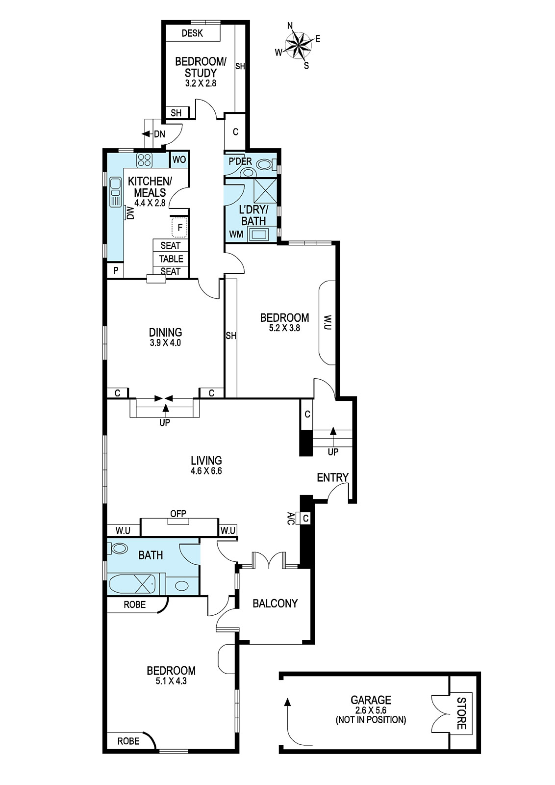 1/128 Toorak Road West, South Yarra
- Floorplan 1