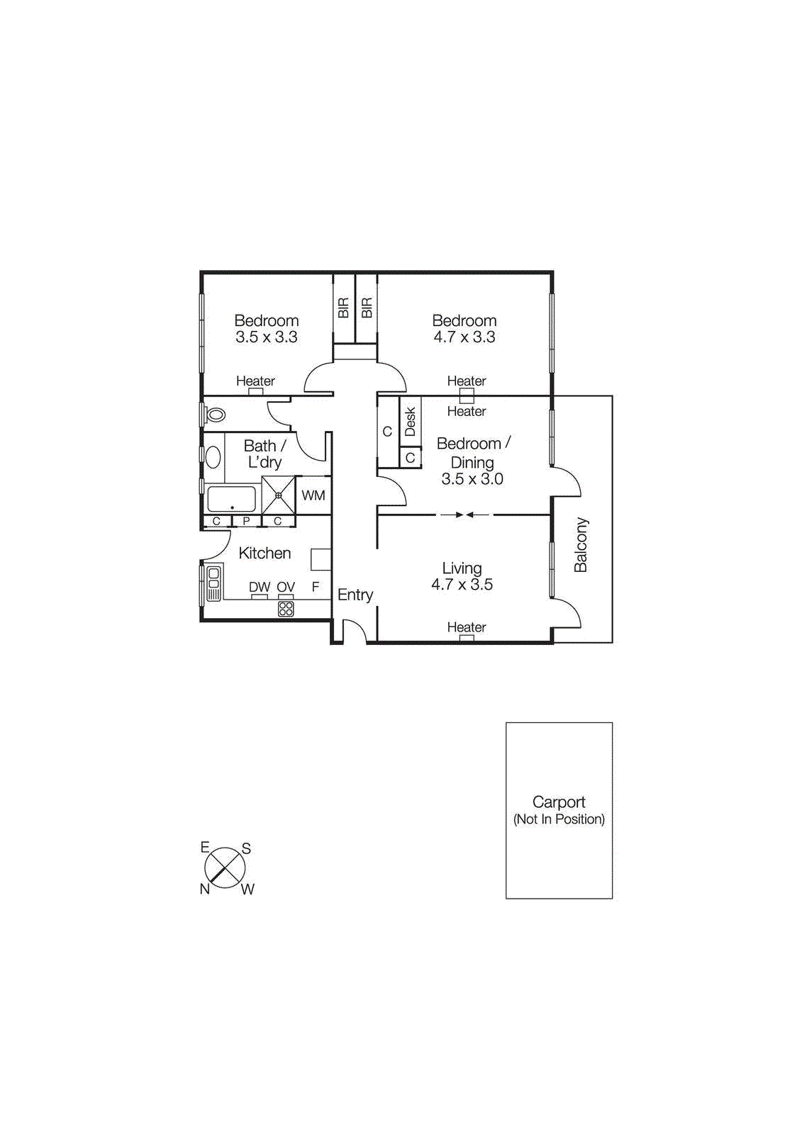 11/29 Dickens Street, Elwood VIC 3184 - Floorplan
