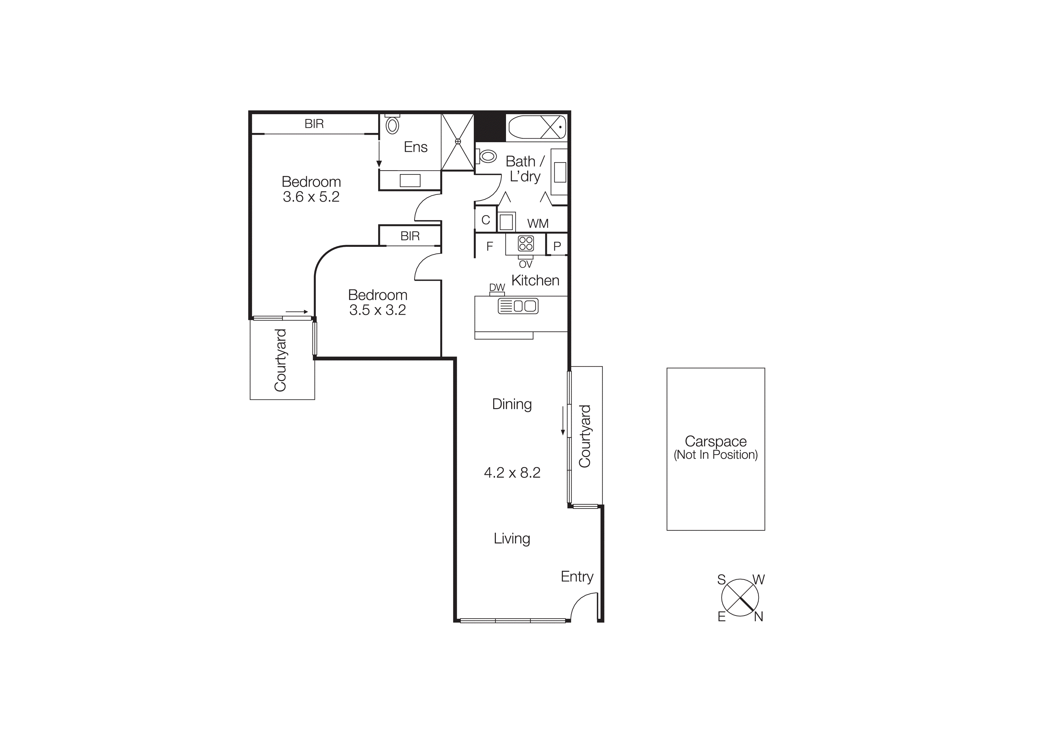 112/91 Dow Street, Port Melbourne VIC 3207 - Floorplan
