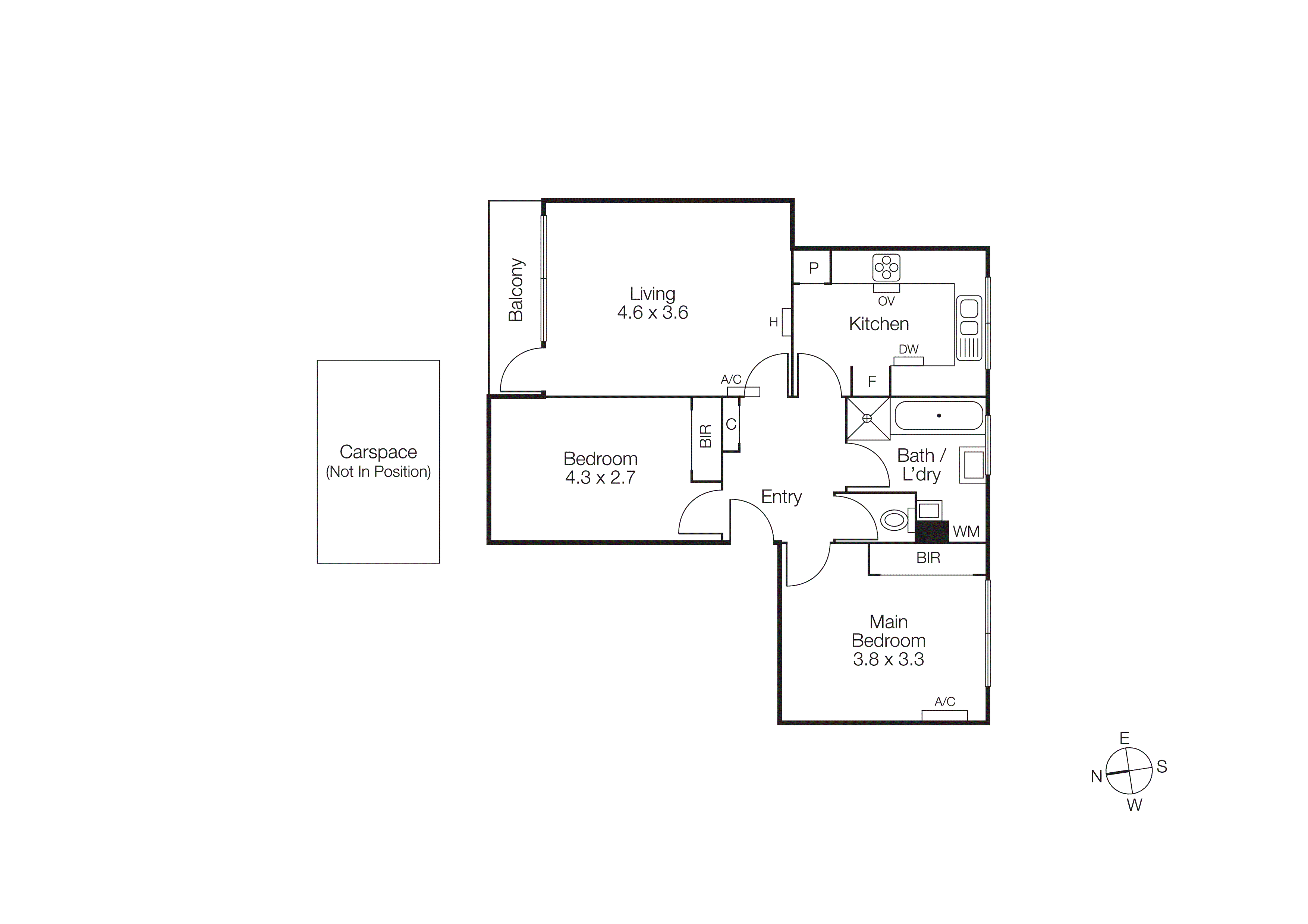 11/293 Kooyong Road, Elsternwick VIC 3185 - Floorplan