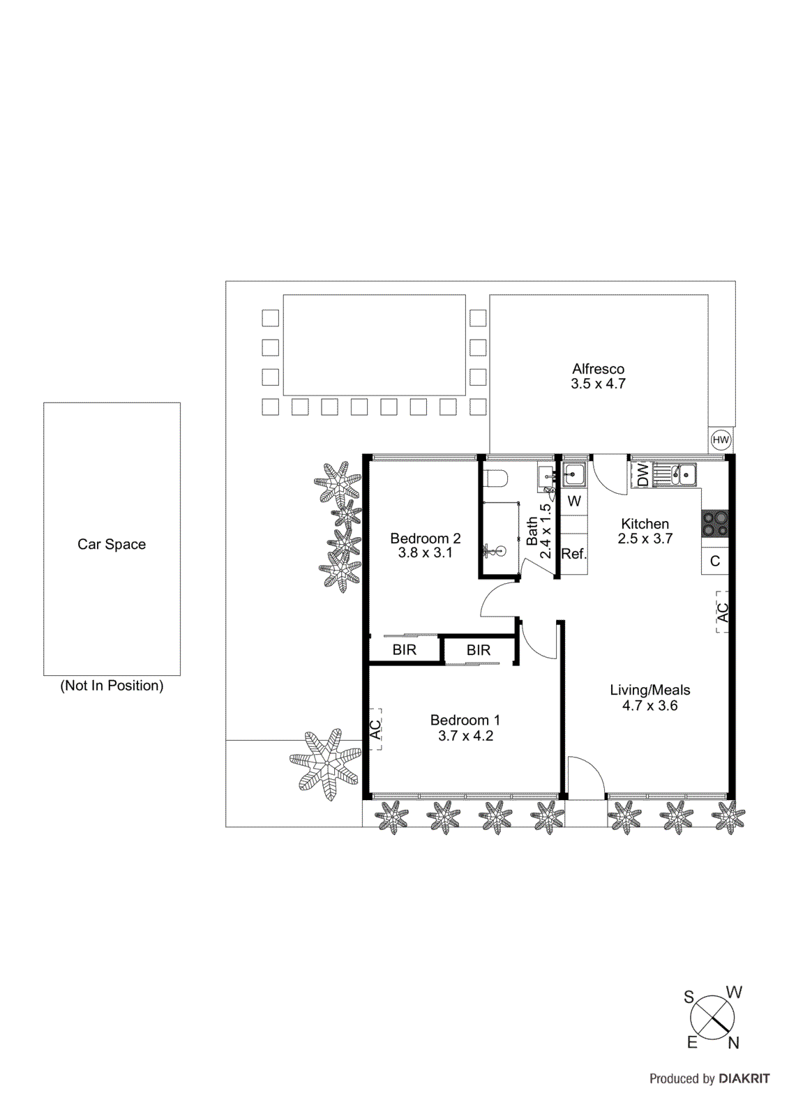 1/13 Argyle Avenue, Chelsea VIC 3196 - Floorplan