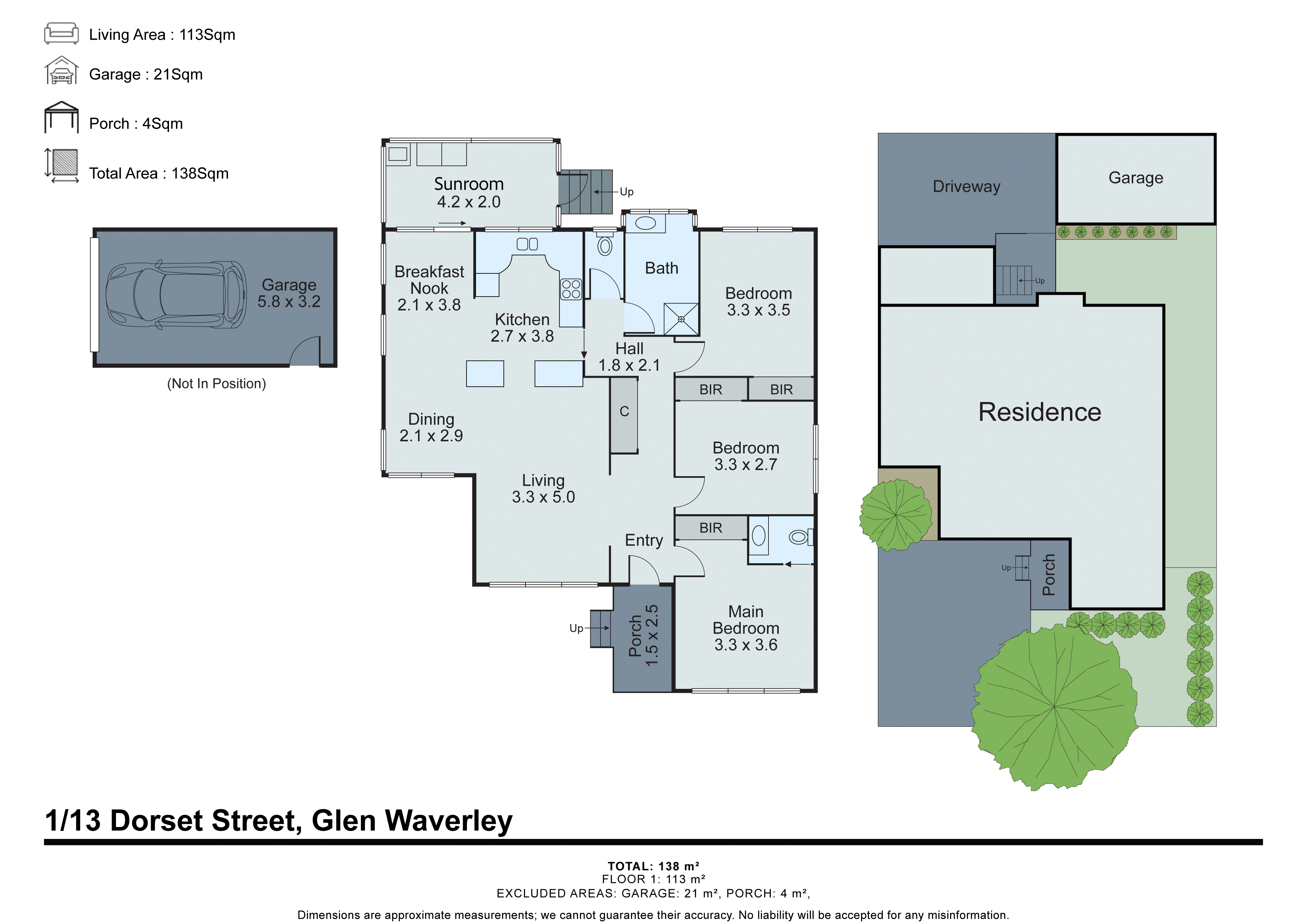 1/13 Dorset Street, Glen Waverley VIC 3150 - Floorplan