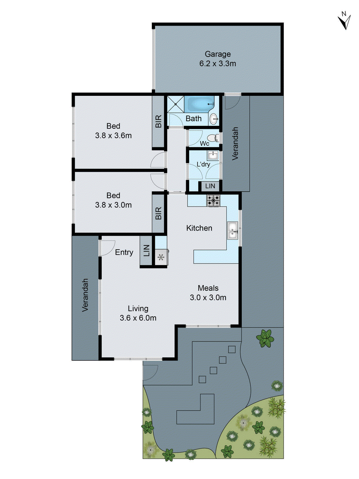 1/13 Fairlie Street, Hamlyn Heights VIC 3215 - Floorplan