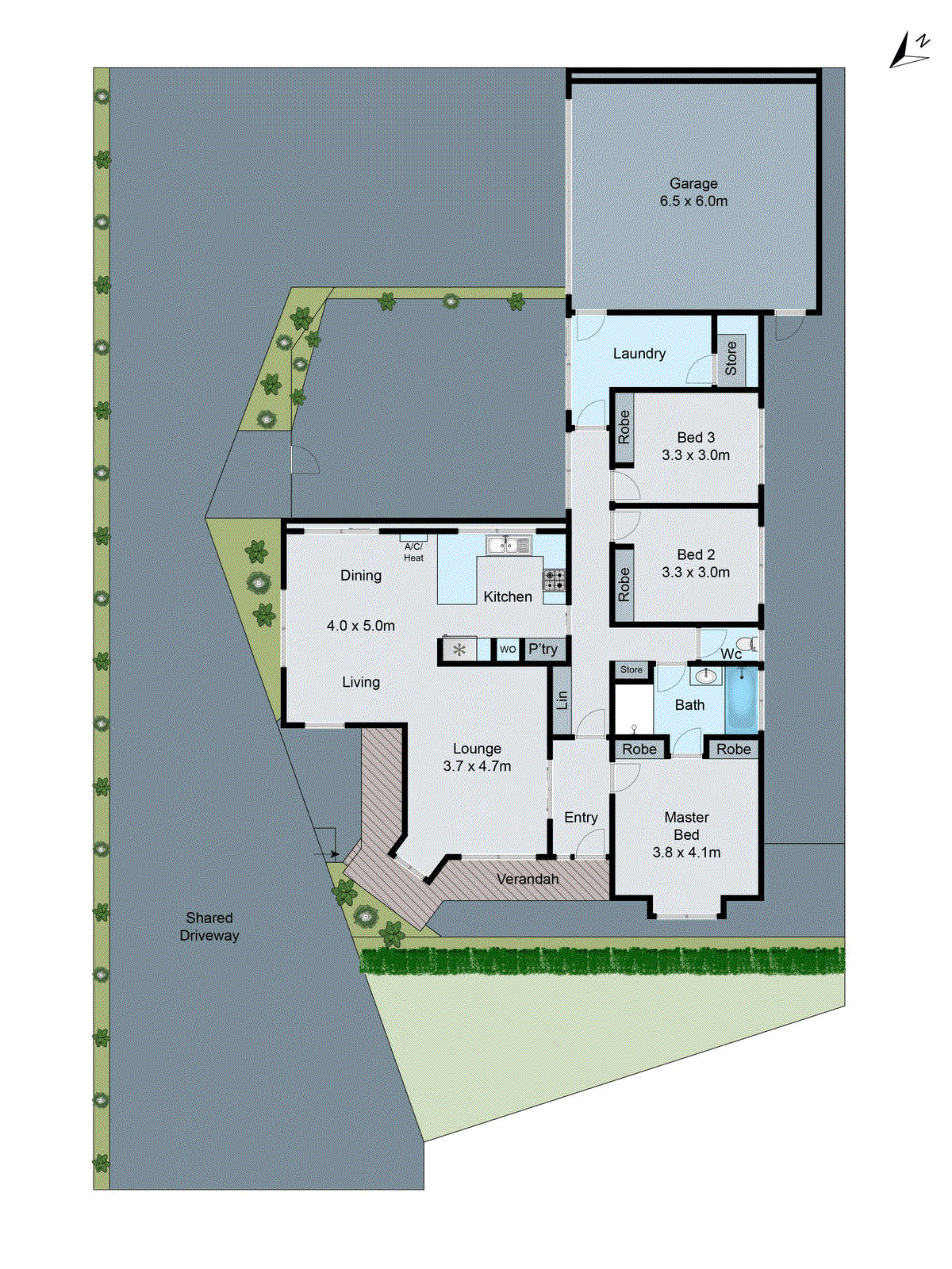 1/13 Finningley Court, Highton VIC 3216 - Floorplan