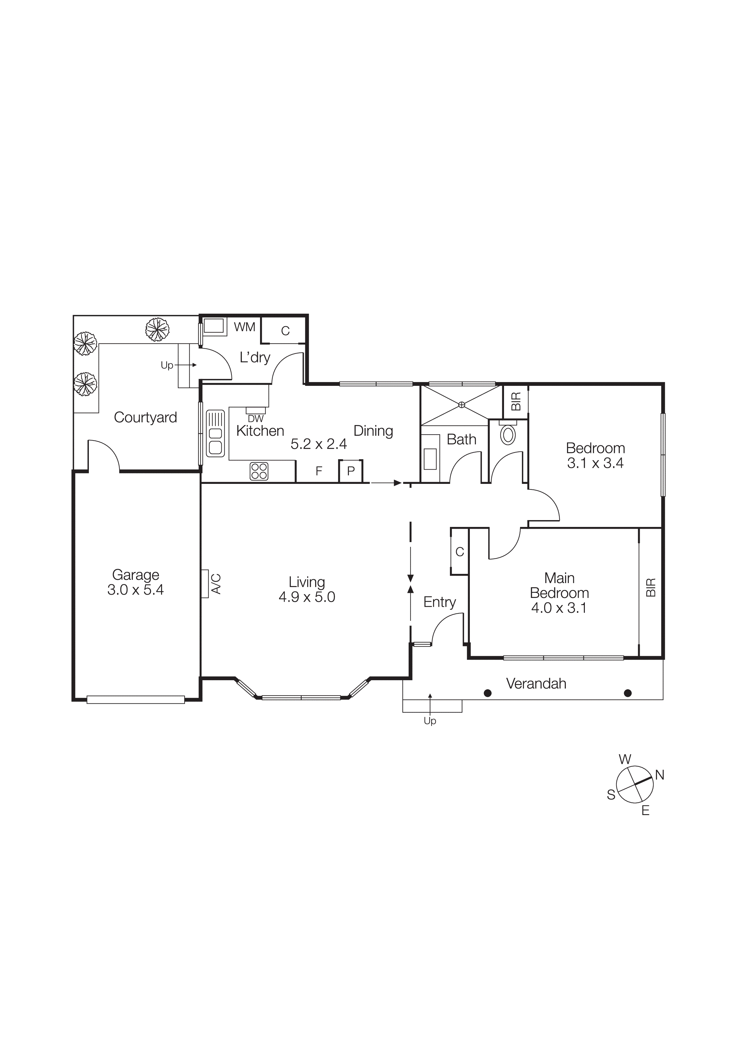 1/13 Foam Street, Hampton VIC 3188 - Floorplan