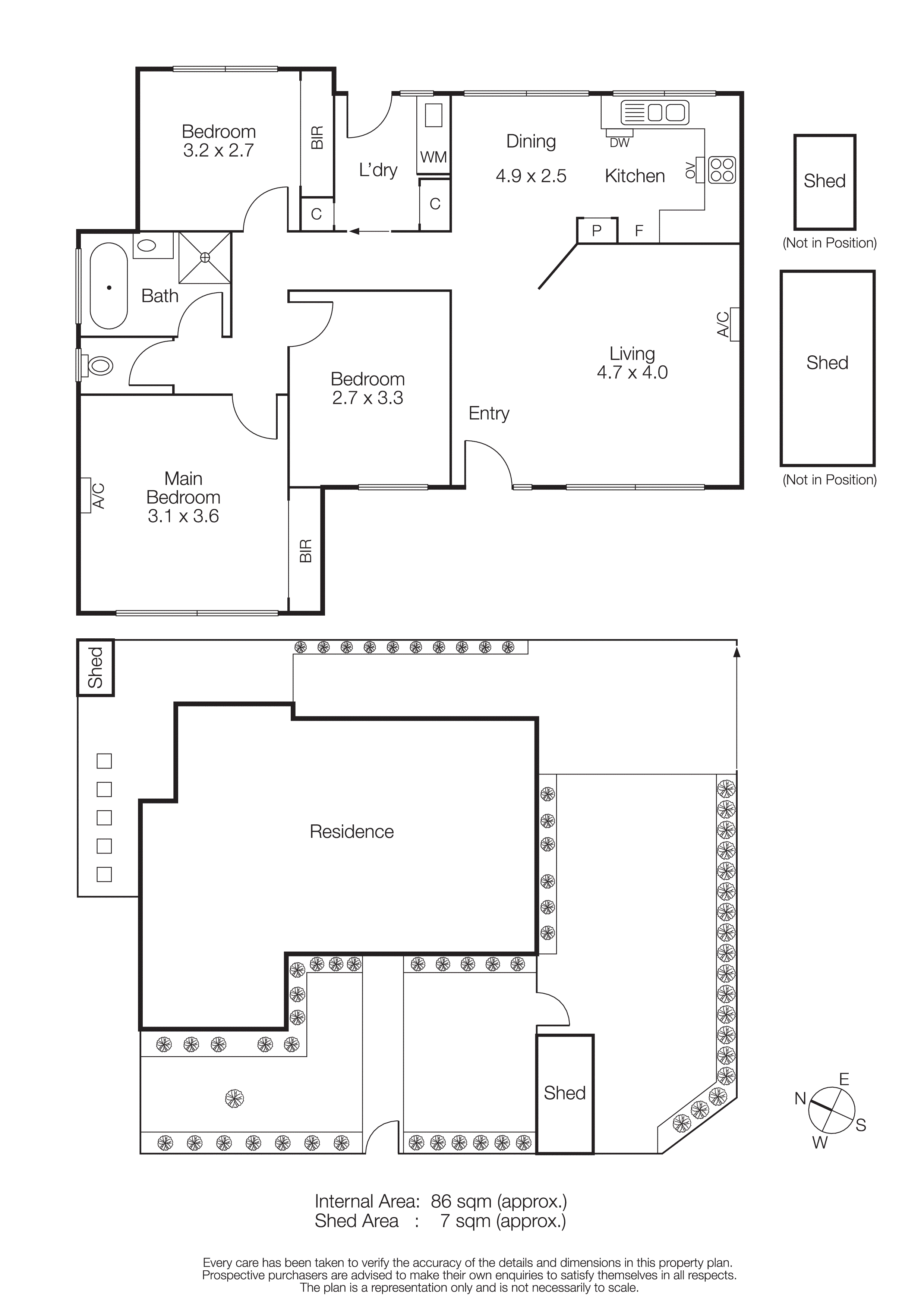1/13 Gruchy Avenue, Chelsea Heights VIC 3196 - Floorplan