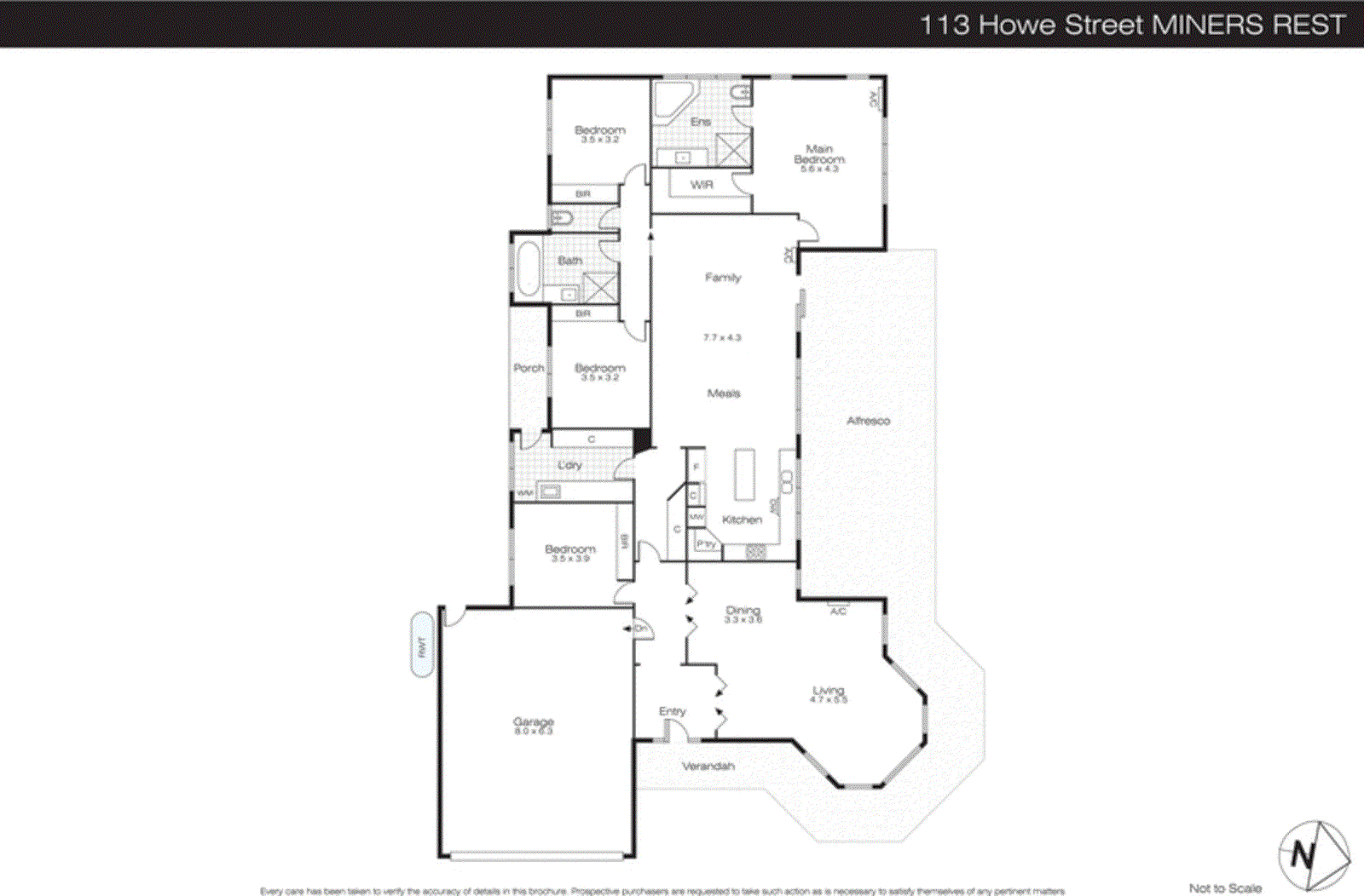 113 Howe Street, Miners Rest VIC 3352 - Floorplan