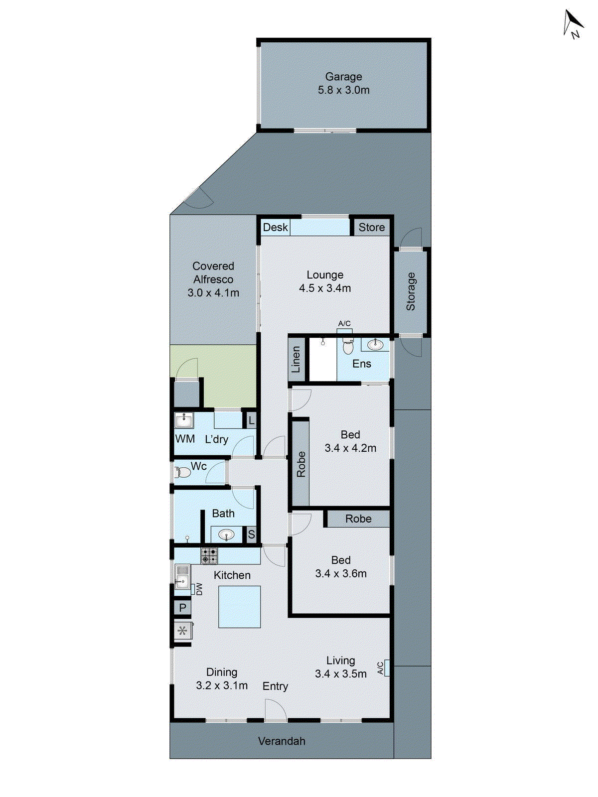 1/13 Lonsdale Street, Geelong VIC 3220 - Floorplan