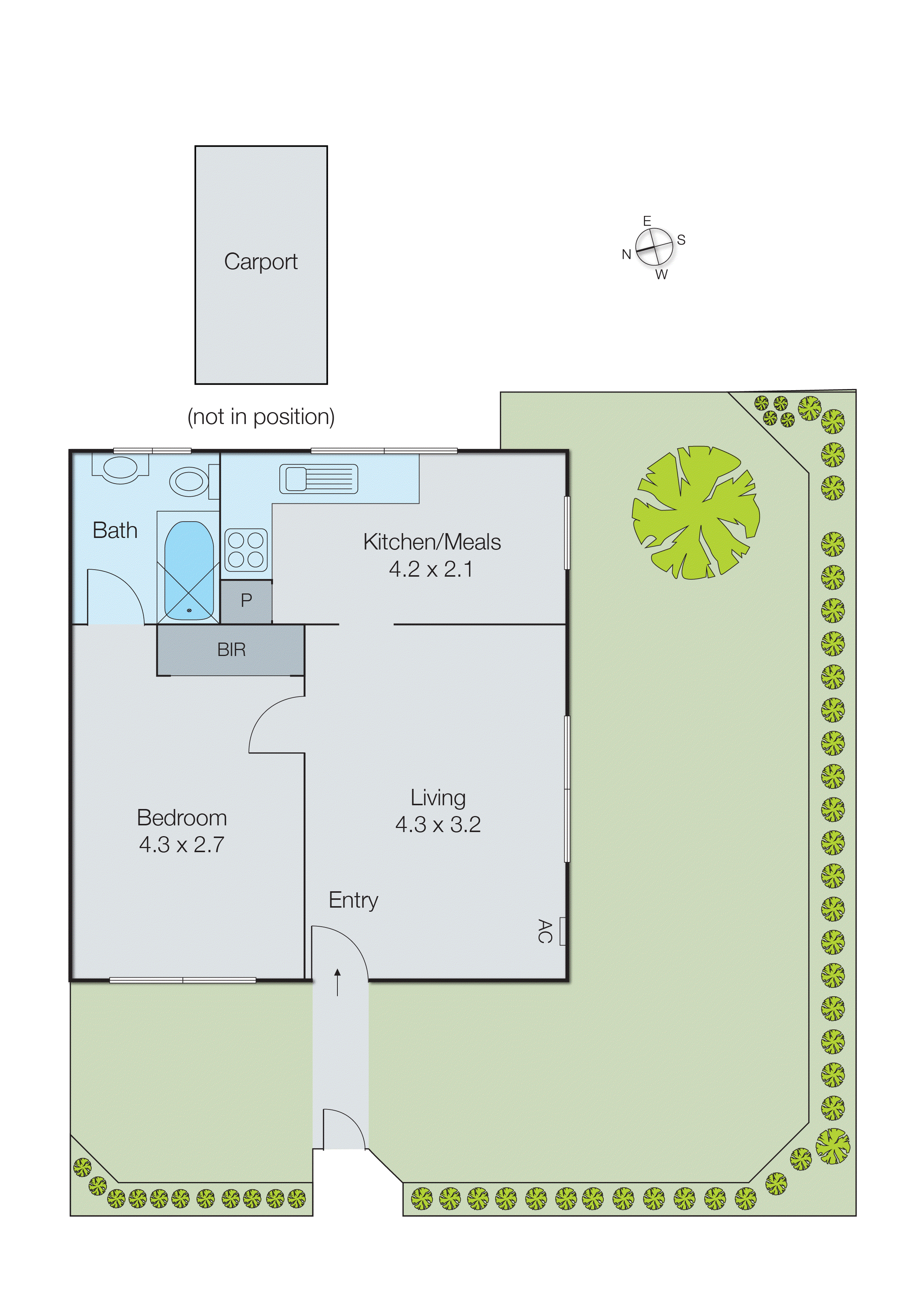 1/13 Lower Dandenong Road, Mentone VIC 3194 - Floorplan