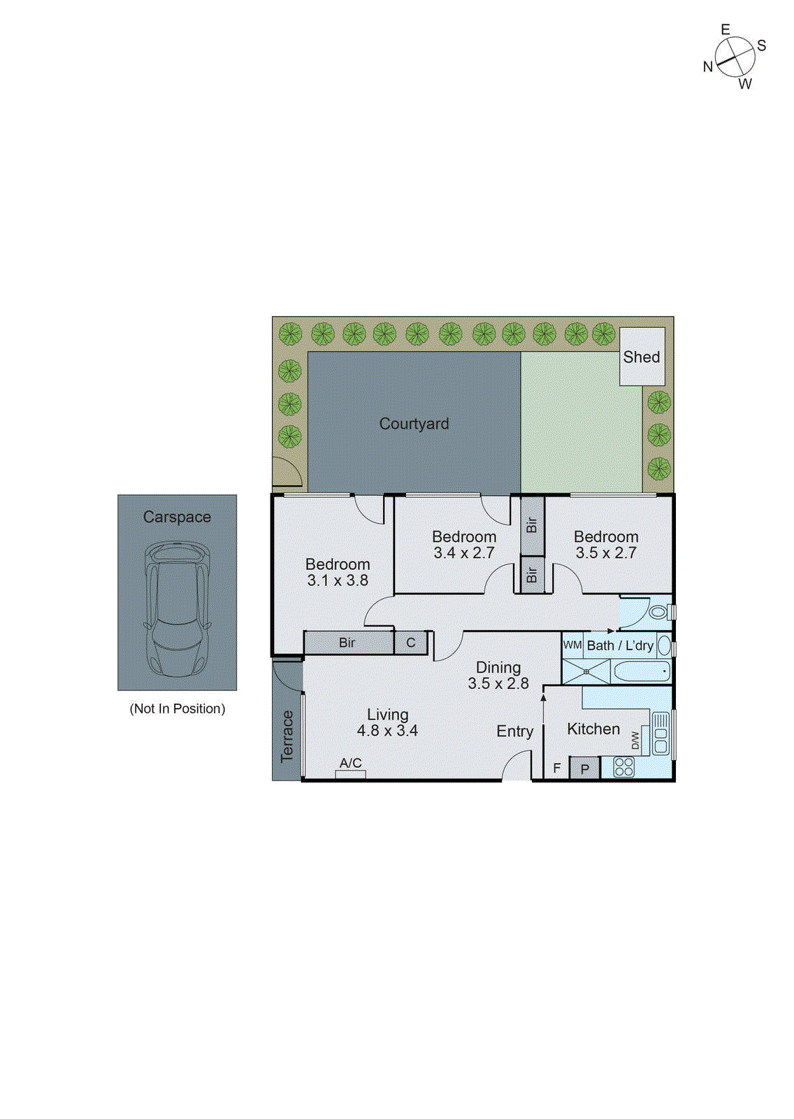 1/13 Phillip Street, Bentleigh VIC 3204 - Floorplan