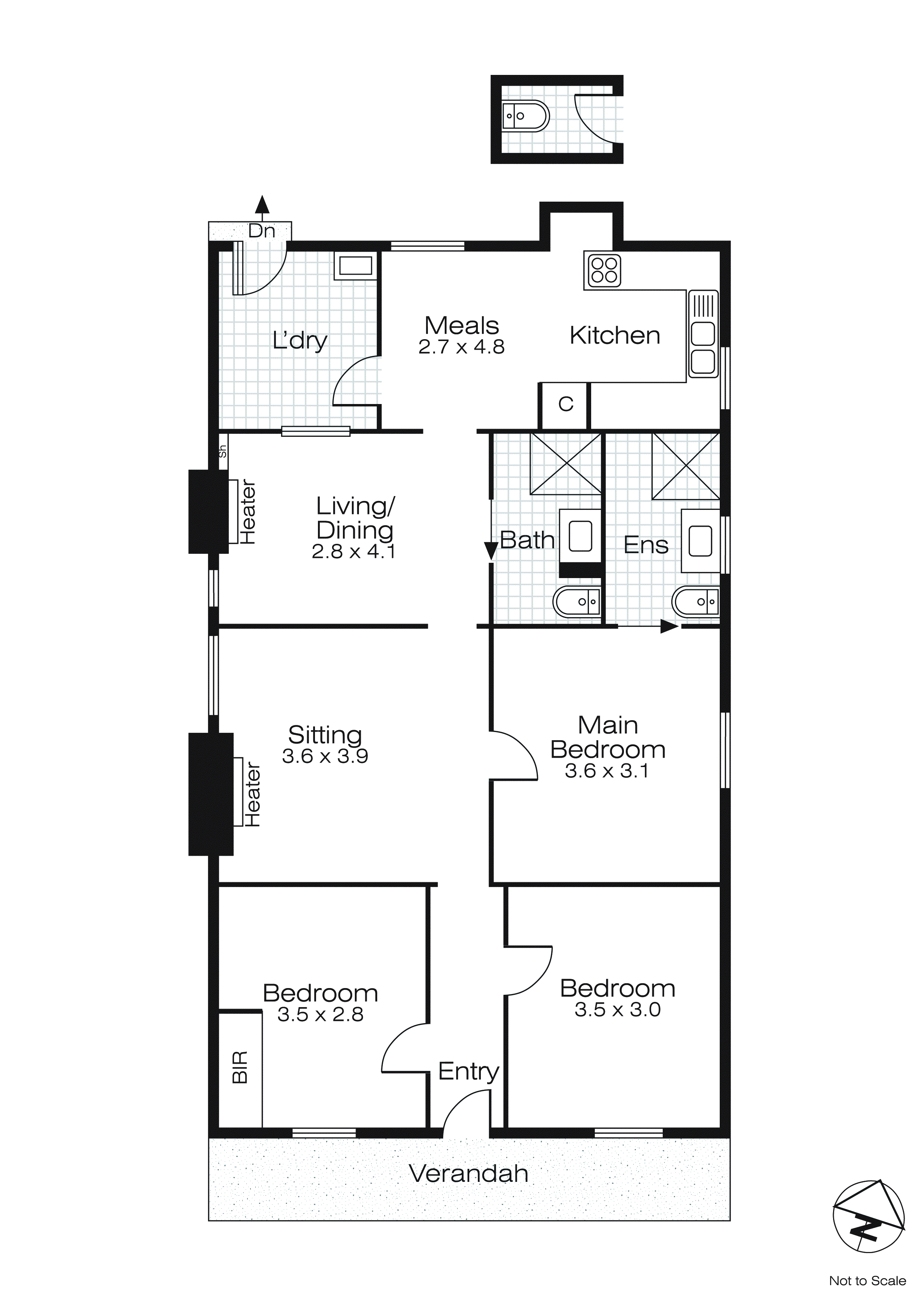 113 Scott Parade, Ballarat East VIC 3350 - Floorplan