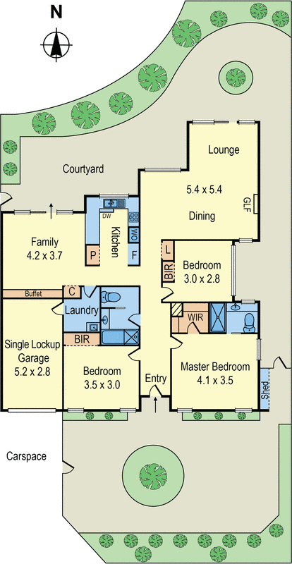 1/13 Second Street, Black Rock VIC 3193 - Floorplan