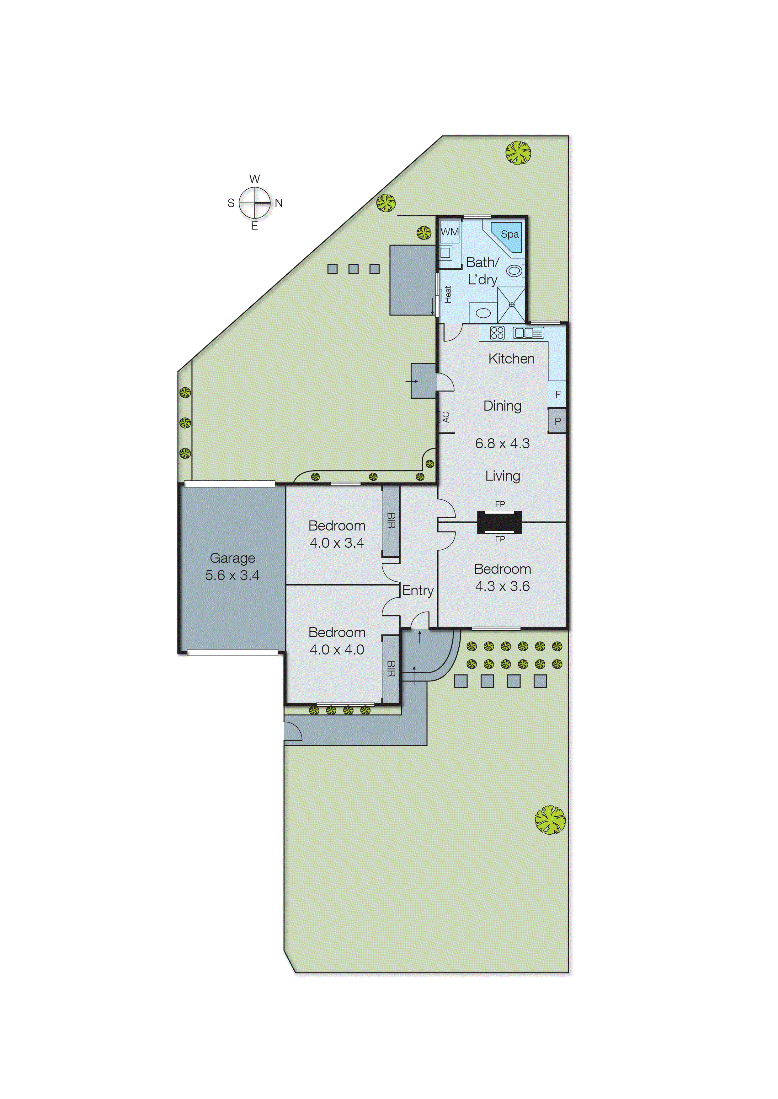 1/13 Swanston Street, Mentone VIC 3194 - Floorplan