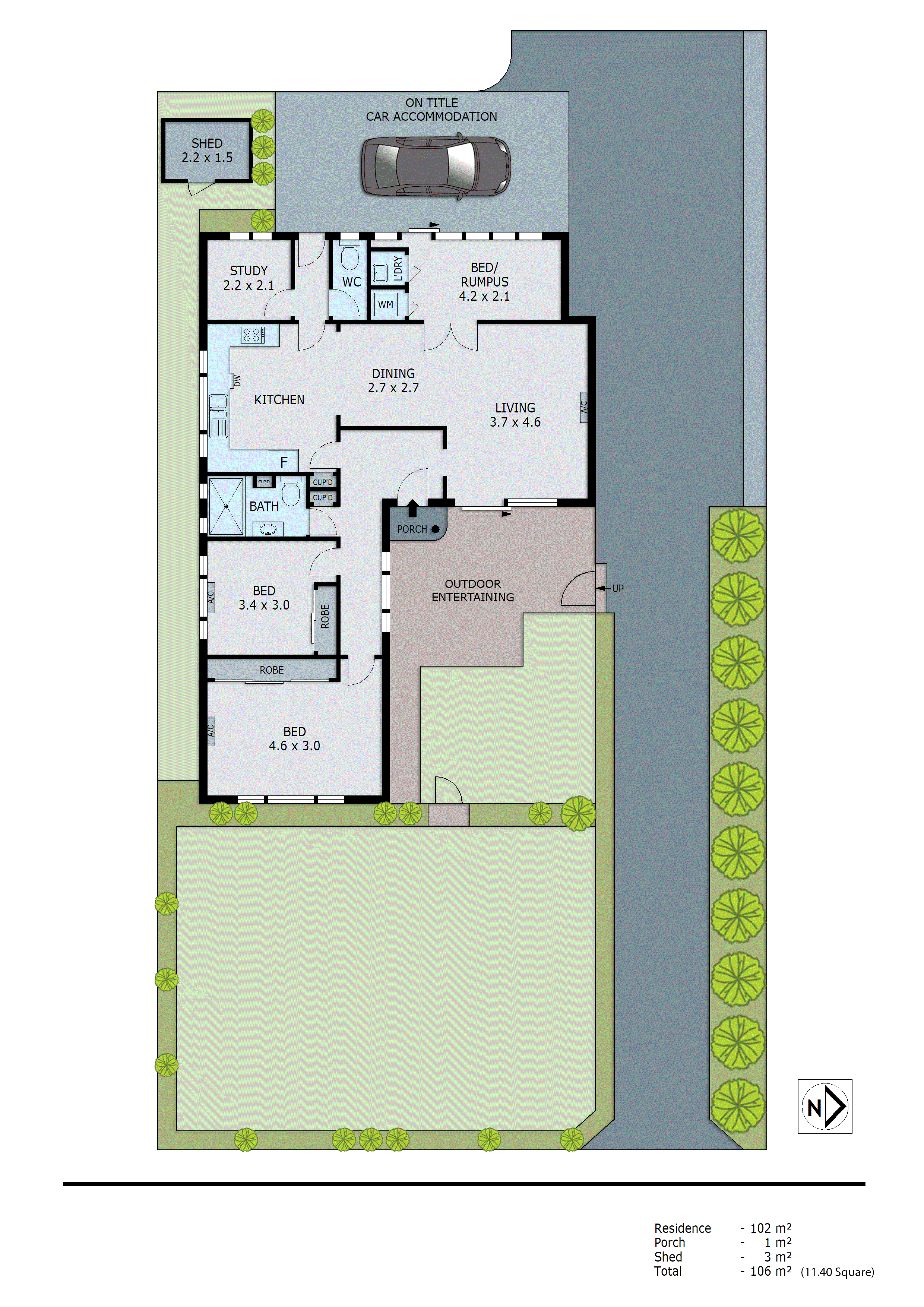 1/13 Tilley Street, Cheltenham VIC 3192 - Floorplan