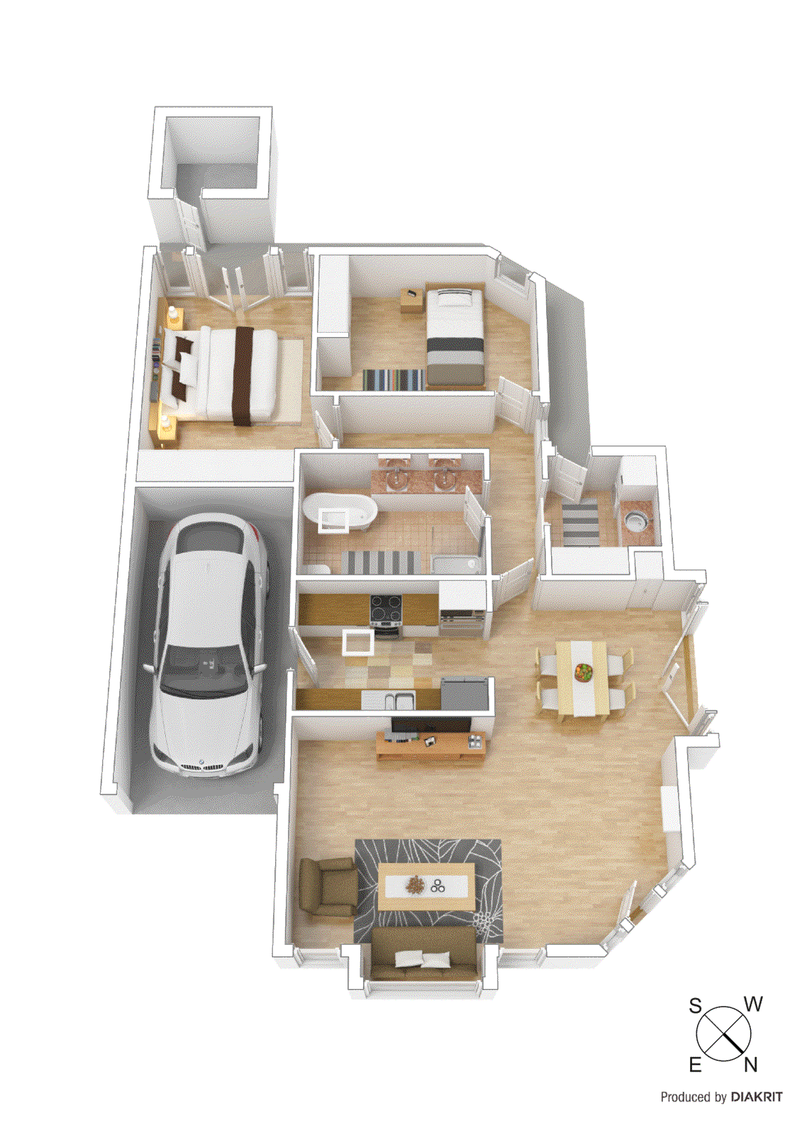1/130 Melbourne Road, Williamstown VIC 3016 - Floorplan
