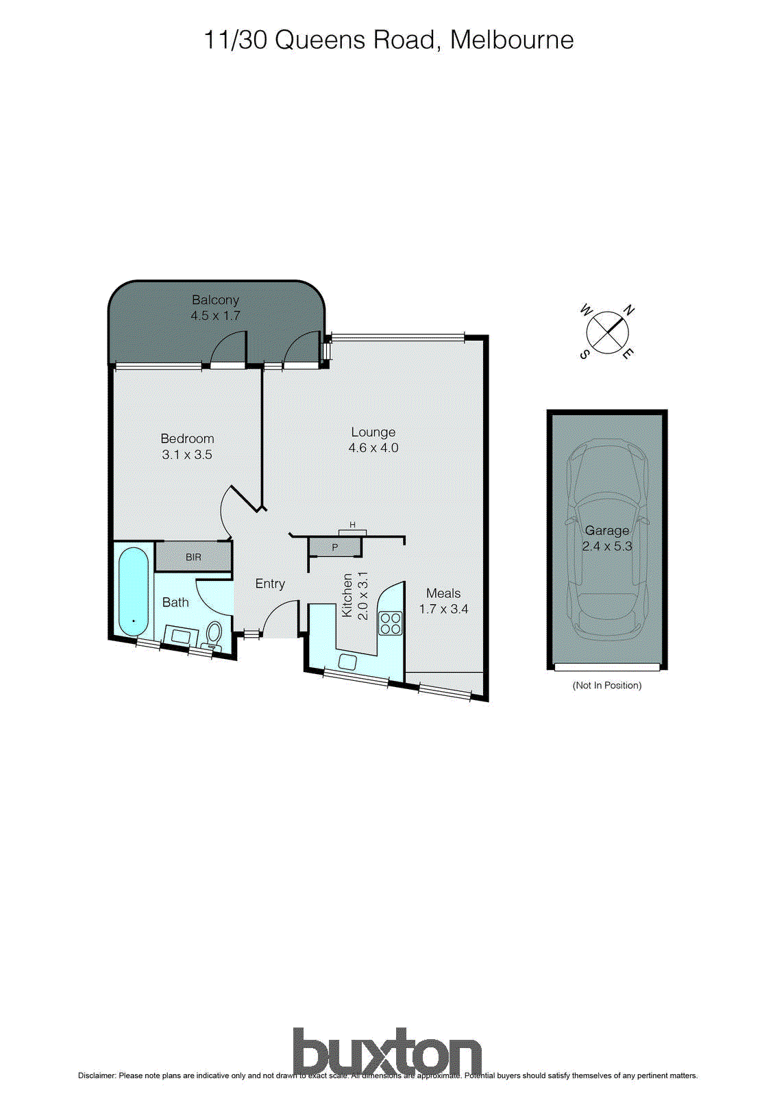 11/30 Queens Road, Melbourne VIC 3004 - Floorplan