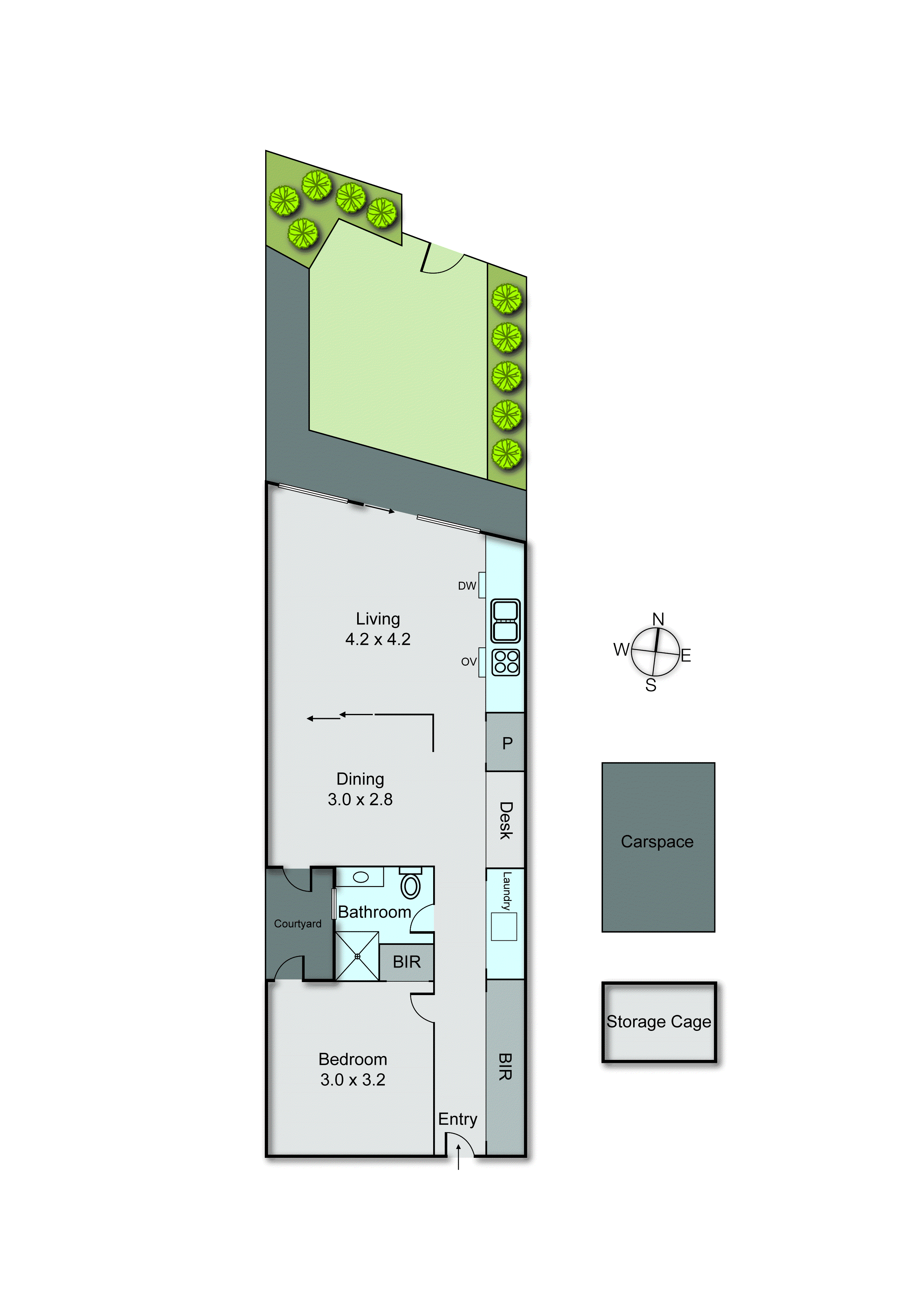1/131 McDonald Street, Mordialloc VIC 3195 - Floorplan