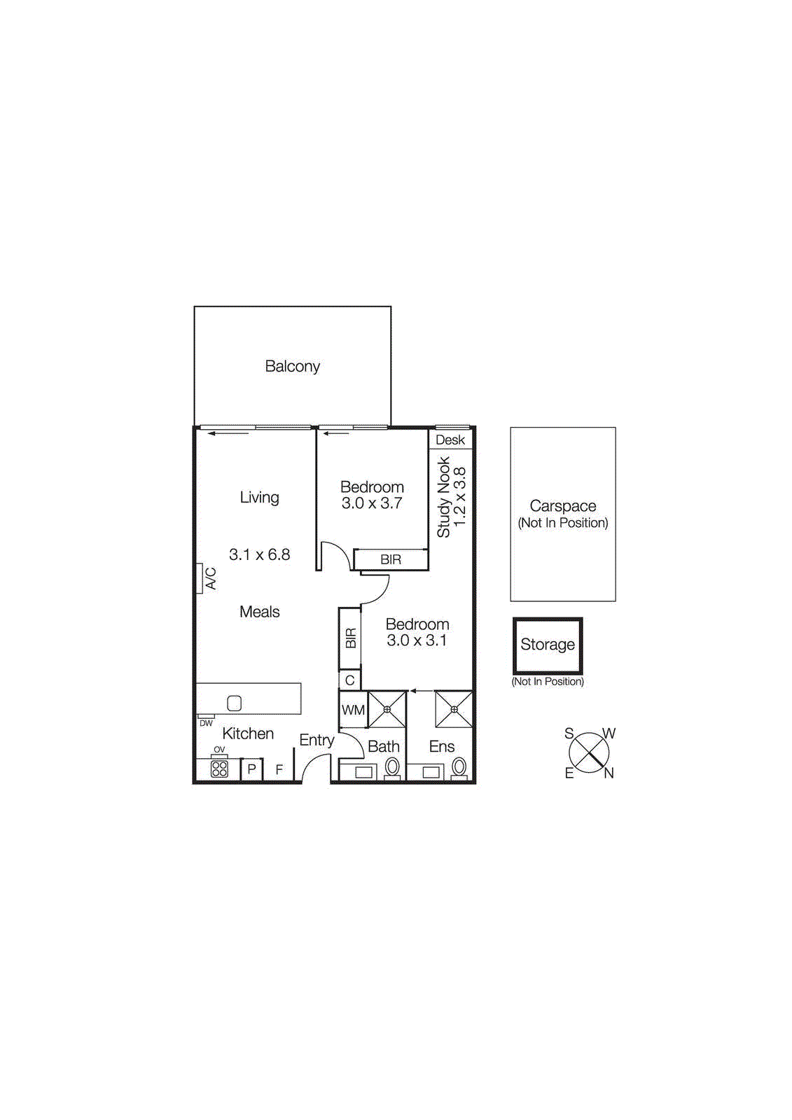 113/116 Martin Street, Brighton VIC 3186 - Floorplan