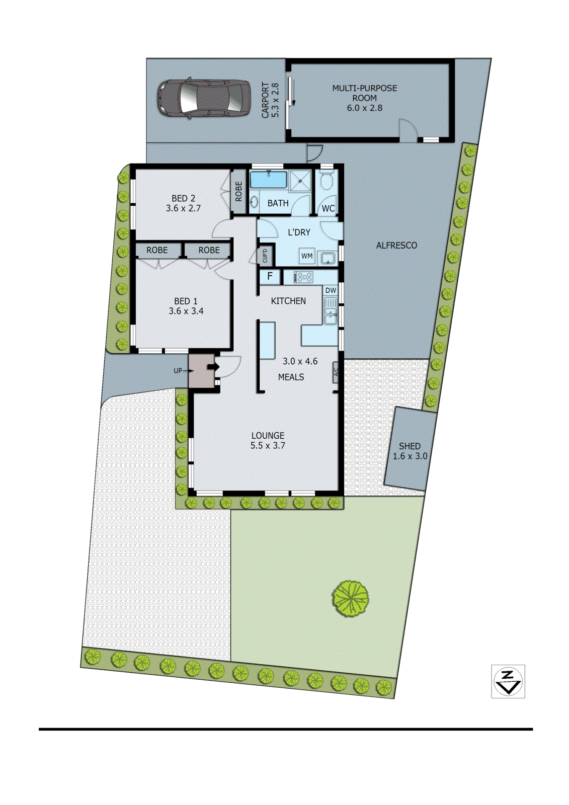 1/132 Harold Road, Noble Park VIC 3174 - Floorplan