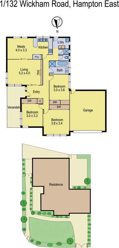 1/132 Wickham Road, Hampton East VIC 3188 - Floorplan